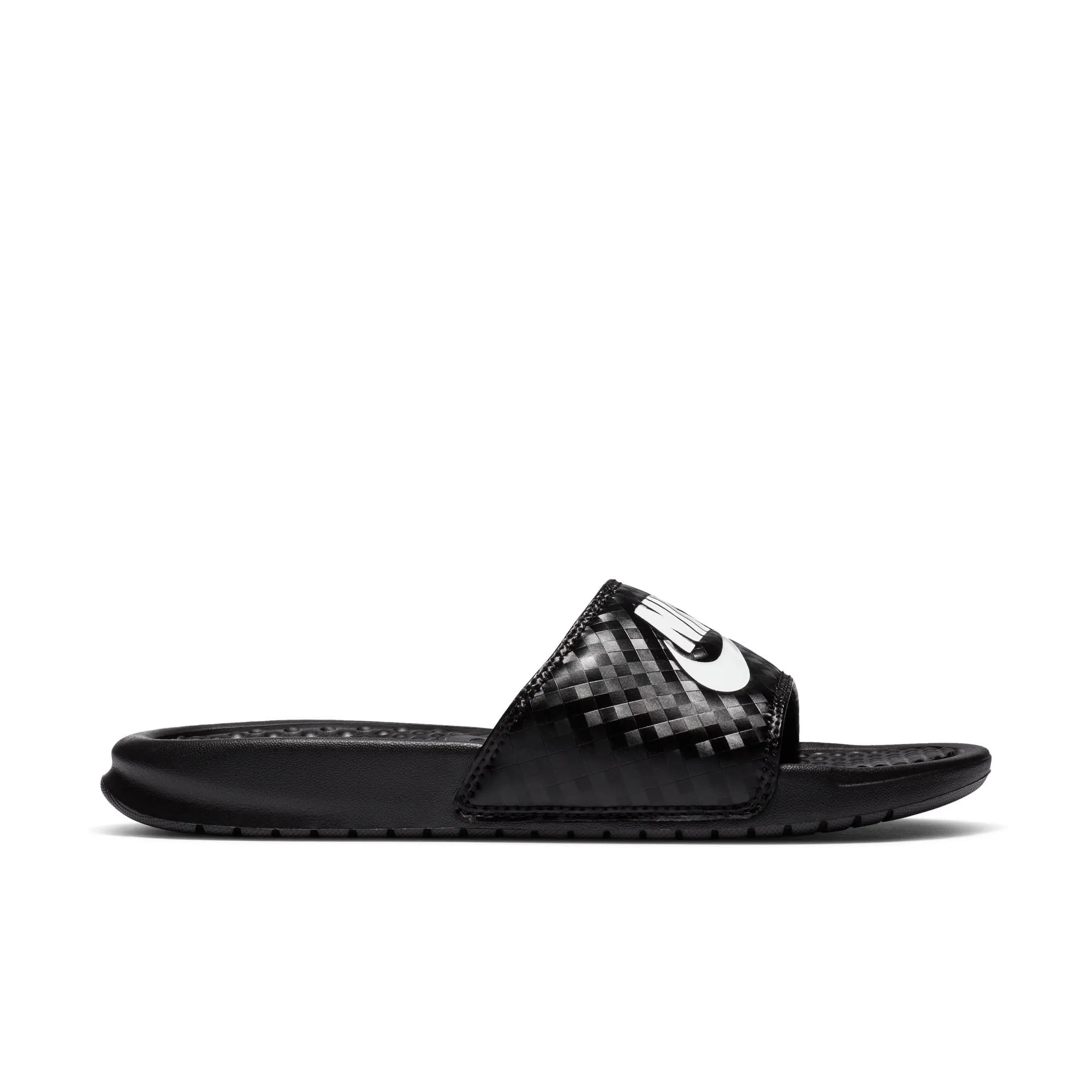 Nike Benassi Jdi Slide Women's Athletic Sandals - Black/White, 35.5 EU - immagine 5