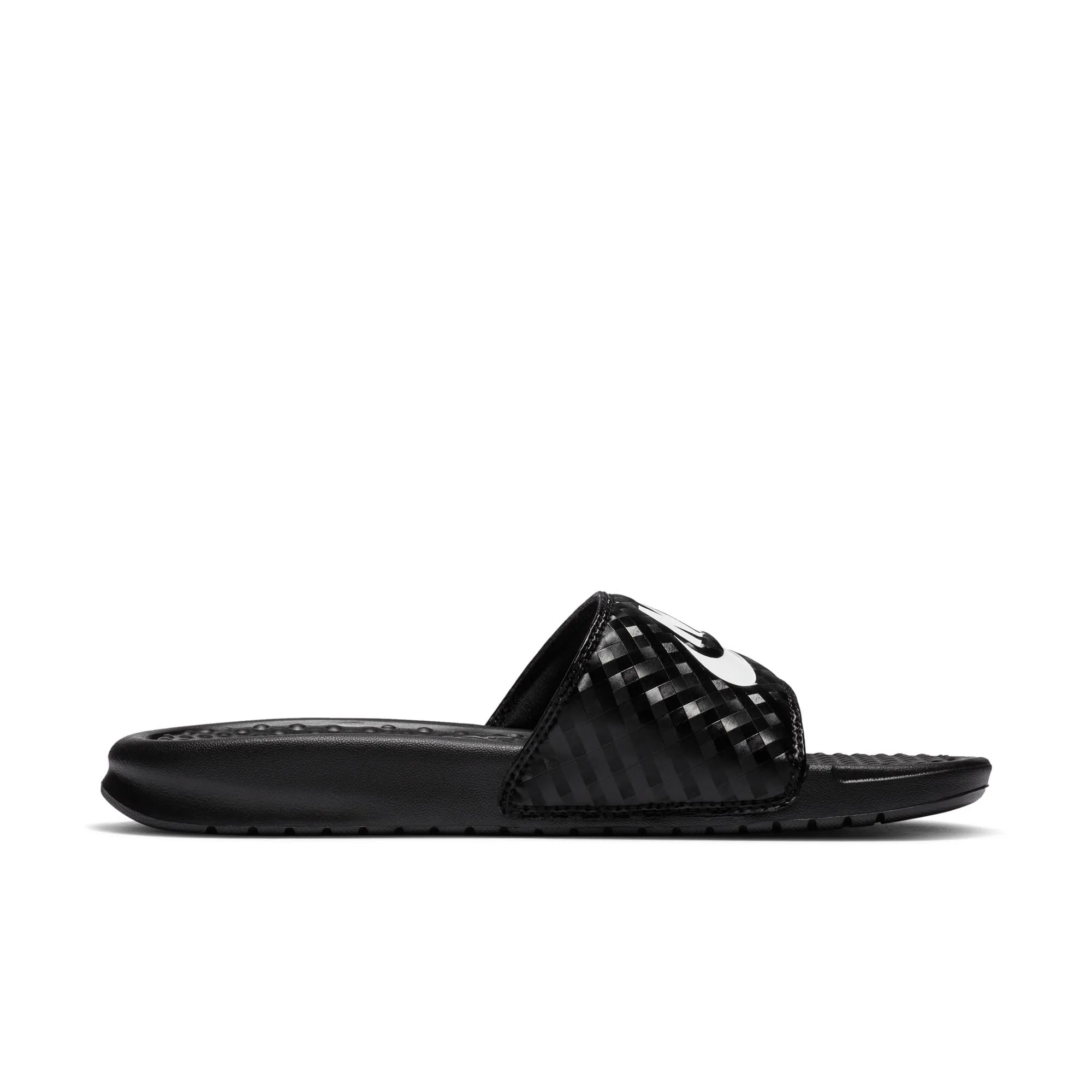 Nike Benassi Jdi Slide Women's Athletic Sandals - Black/White, 35.5 EU - immagine 6