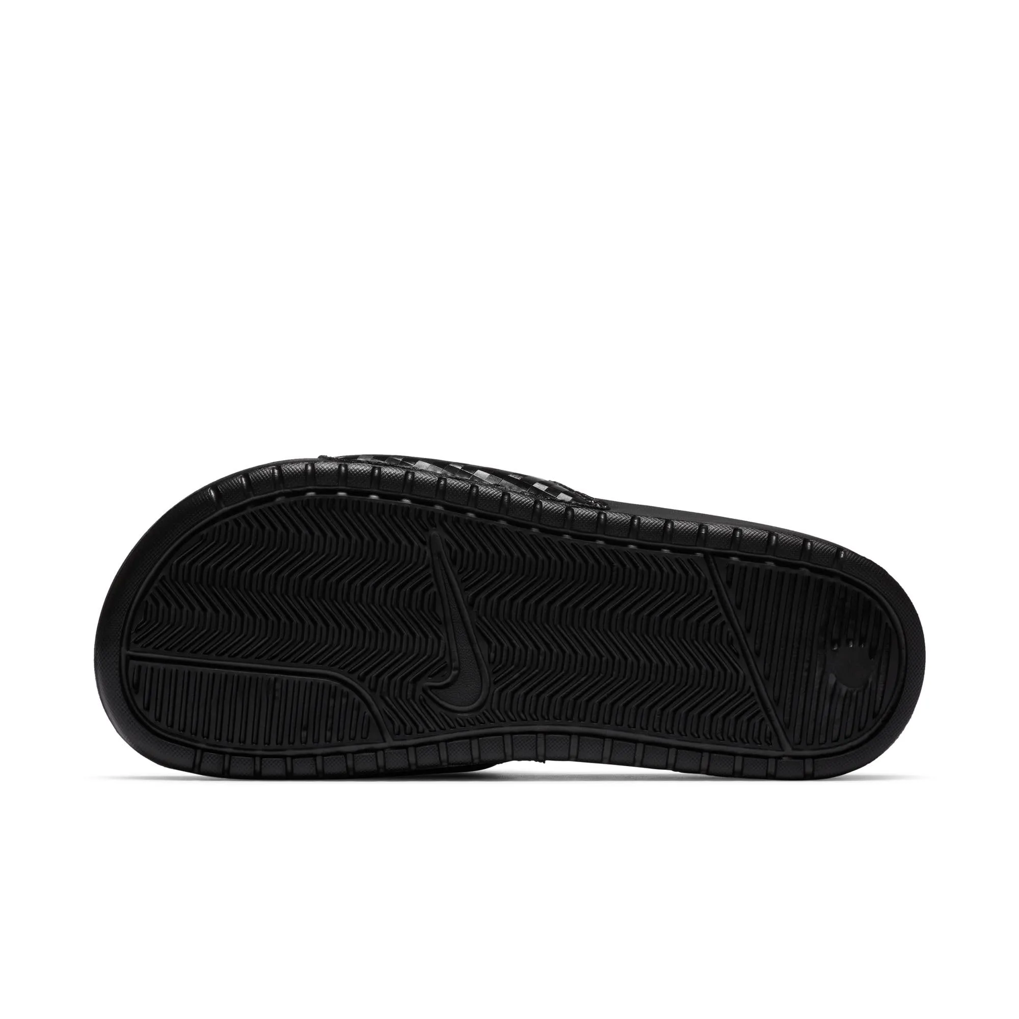 Nike Benassi Jdi Slide Women's Athletic Sandals - Black/White, 35.5 EU - immagine 7