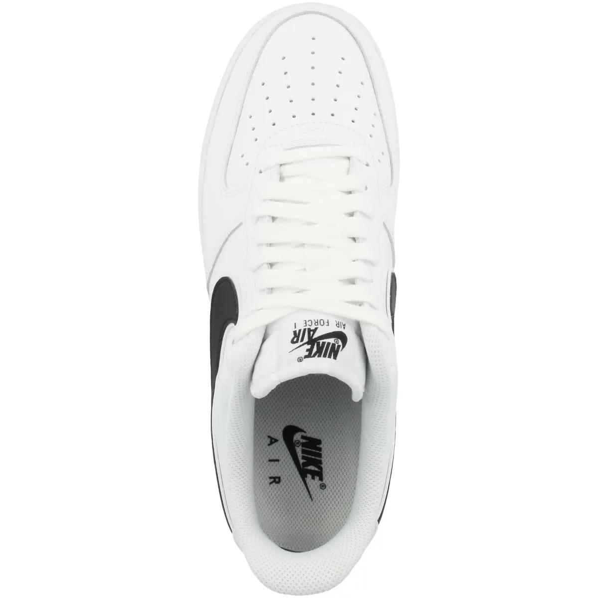 Nike Air Force 1 '07, Men's Basketball Shoes, White/Black 101, 45 EU - immagine 2
