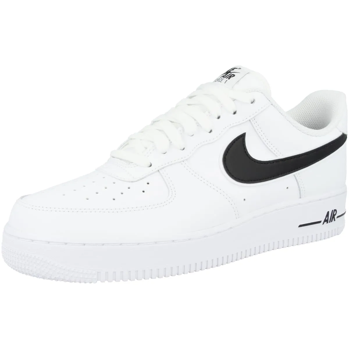 Nike Air Force 1 '07, Men's Basketball Shoes, White/Black 101, 45 EU - immagine 4