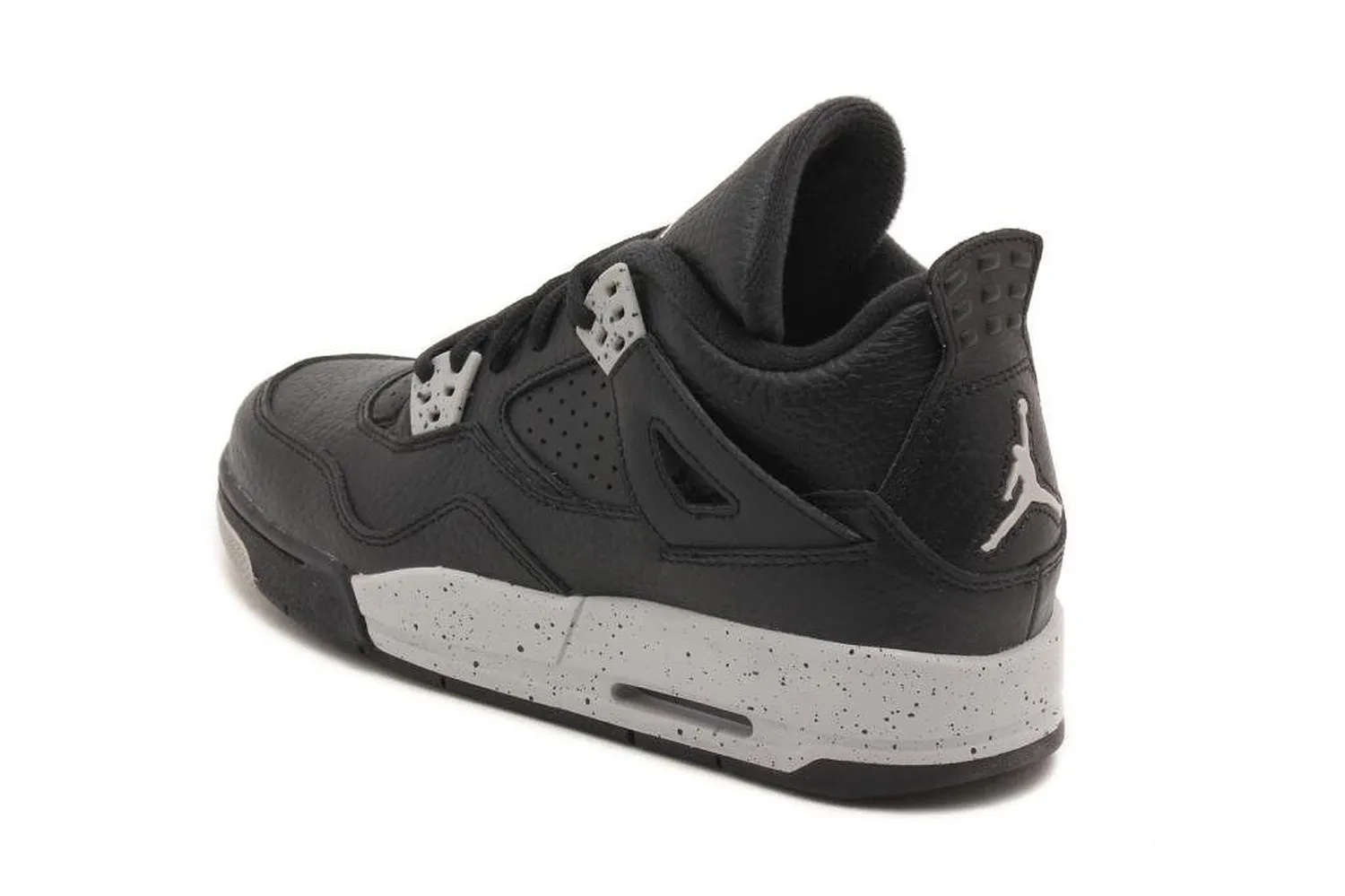 Nike Air Jordan 4 Retro BG Kids' Sneakers - Black/Tech Grey - 38.5 EU - immagine 2
