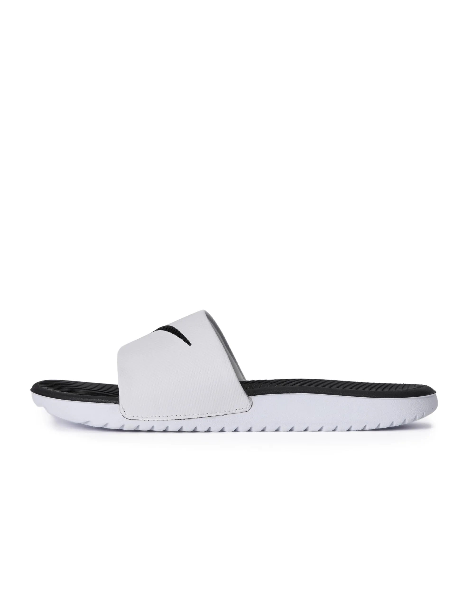 Nike Kawa Slide (GS/PS) Kids Beach and Pool Shoes, White/Black 100, 35 EU - immagine 1