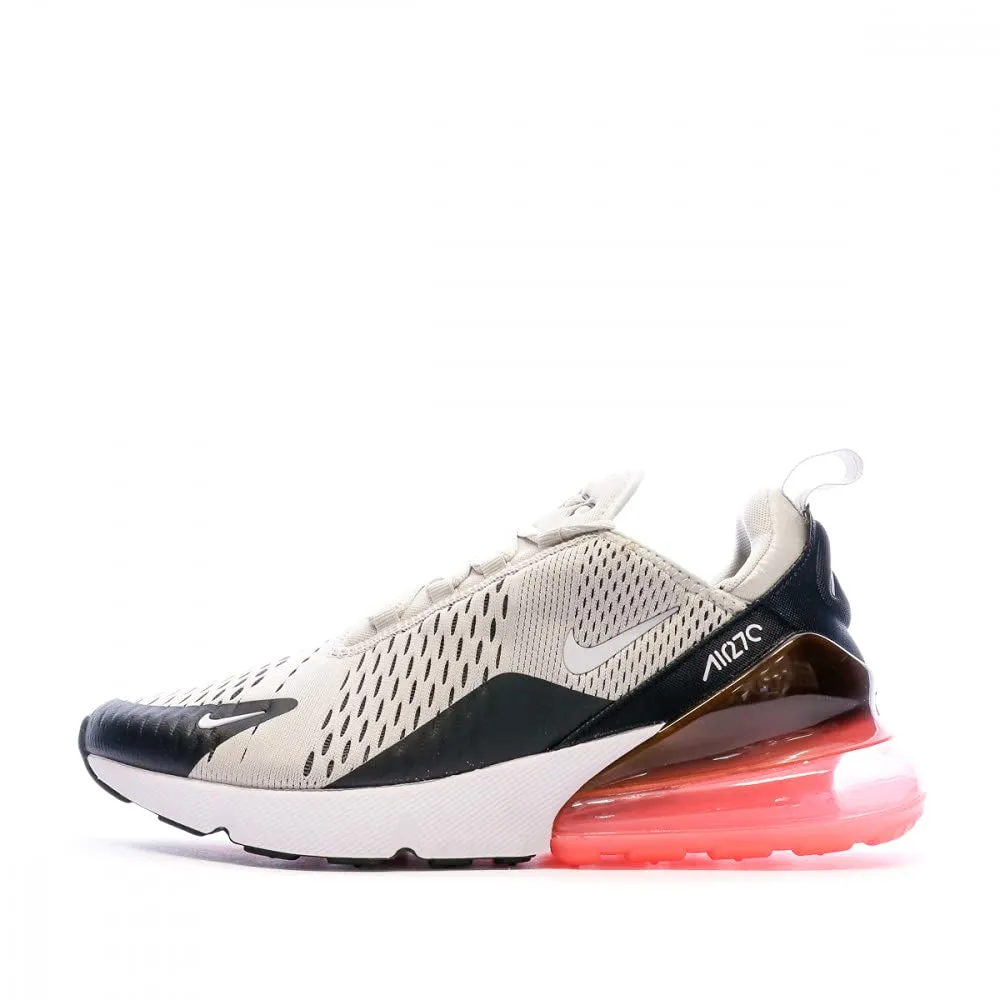 Nike Air Max 270 Men's Running Shoes - Black/Lt Bone/Hot Punch/White - 44 EU - immagine 1