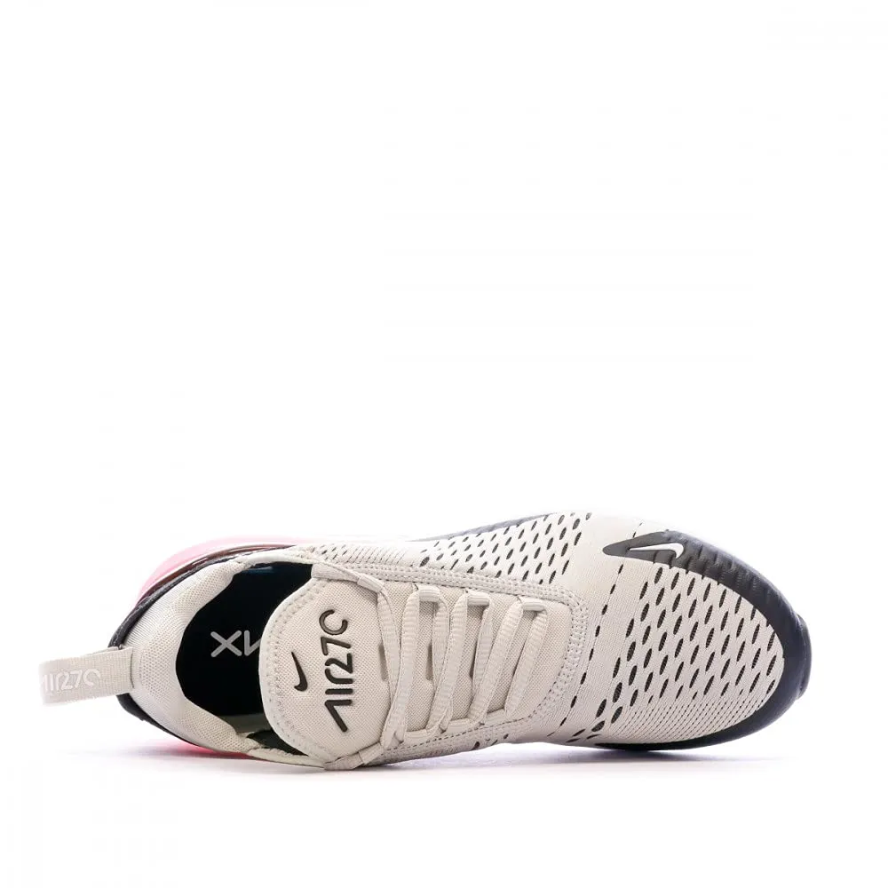 Nike Air Max 270 Men's Running Shoes - Black/Lt Bone/Hot Punch/White - 44 EU - immagine 4