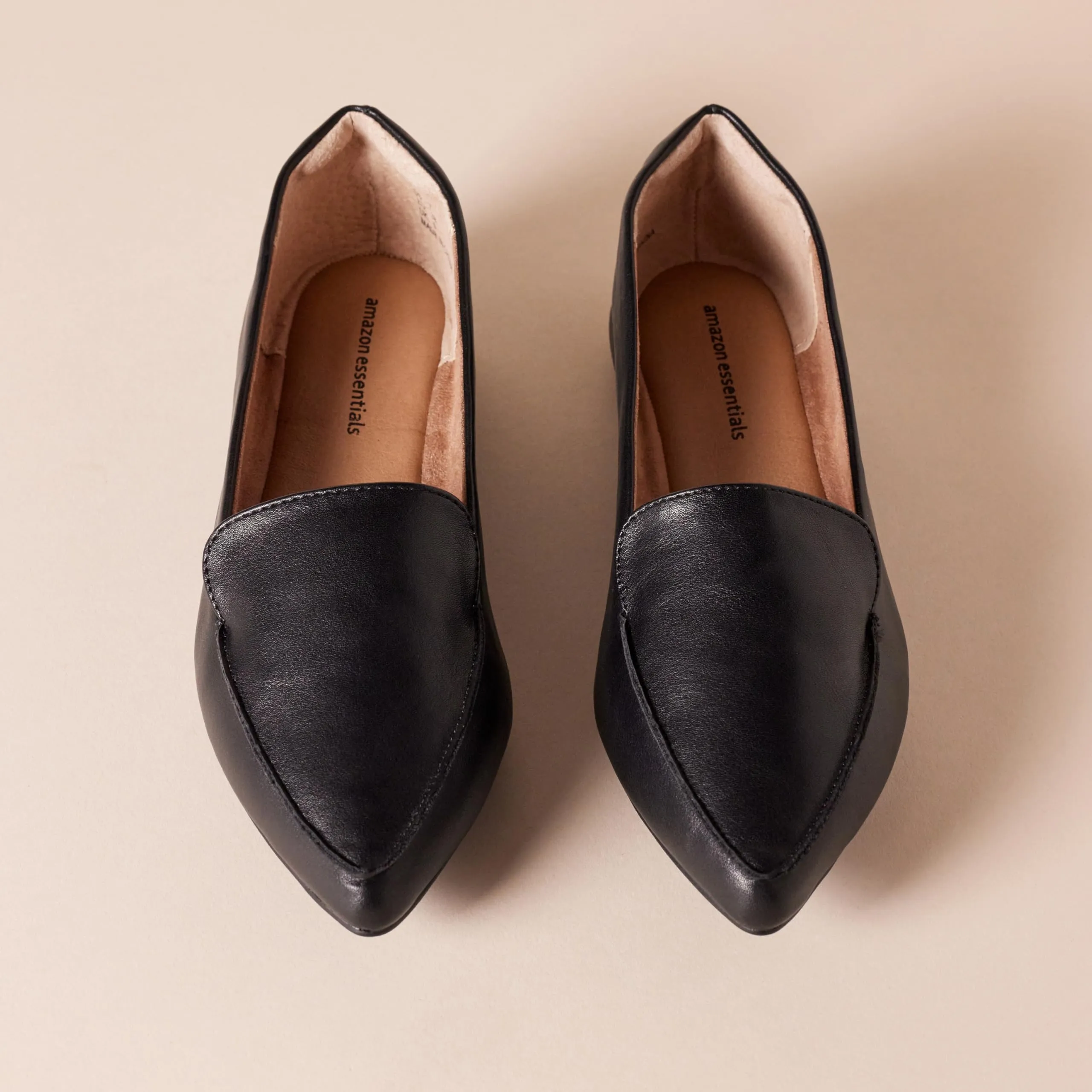 Amazon Essentials Mocassini Bassi da Donna, Nero Finta Pelle, 42 EU - immagine 4