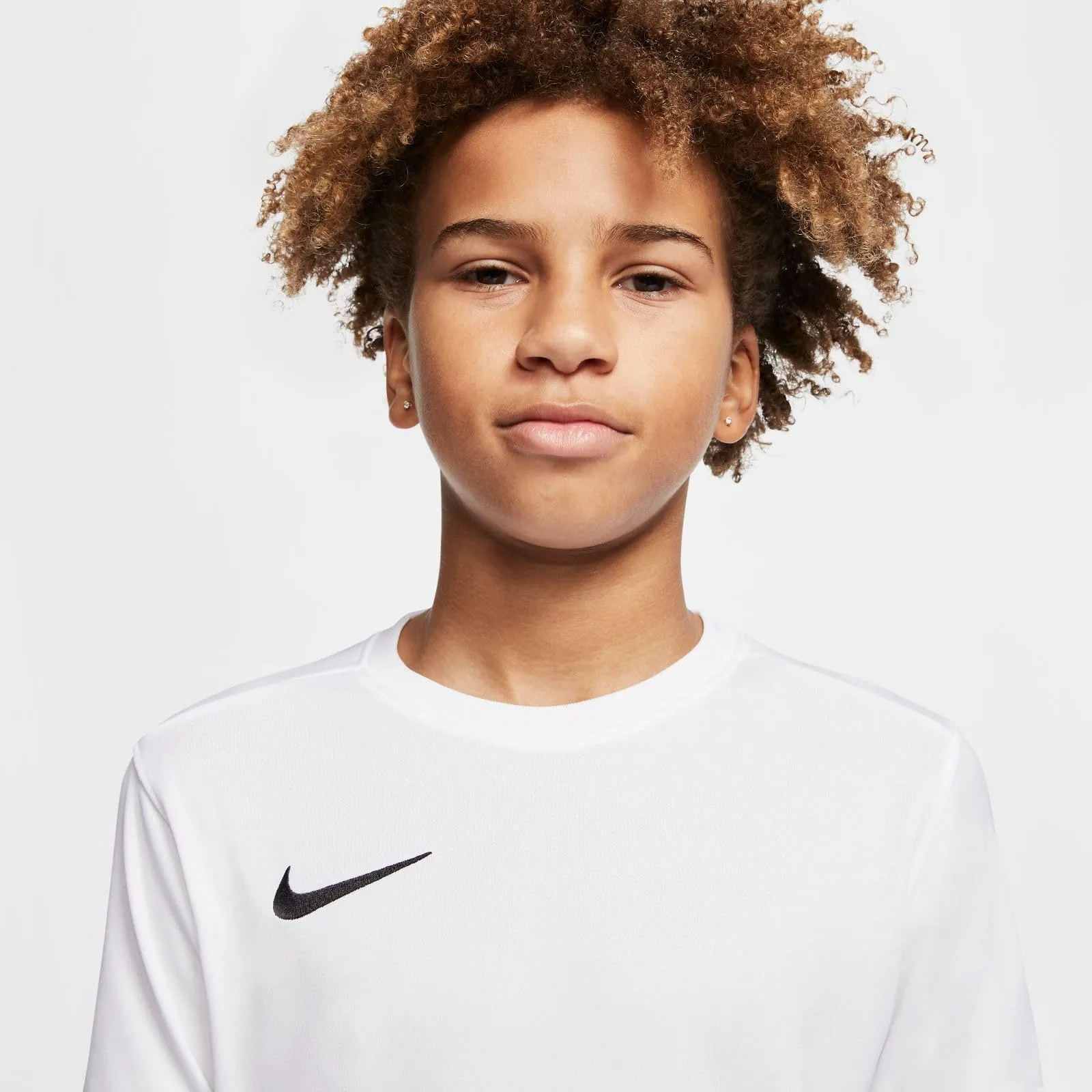Nike Dry Park VII JSY SS T-Shirt Kids White/Black L - immagine 2