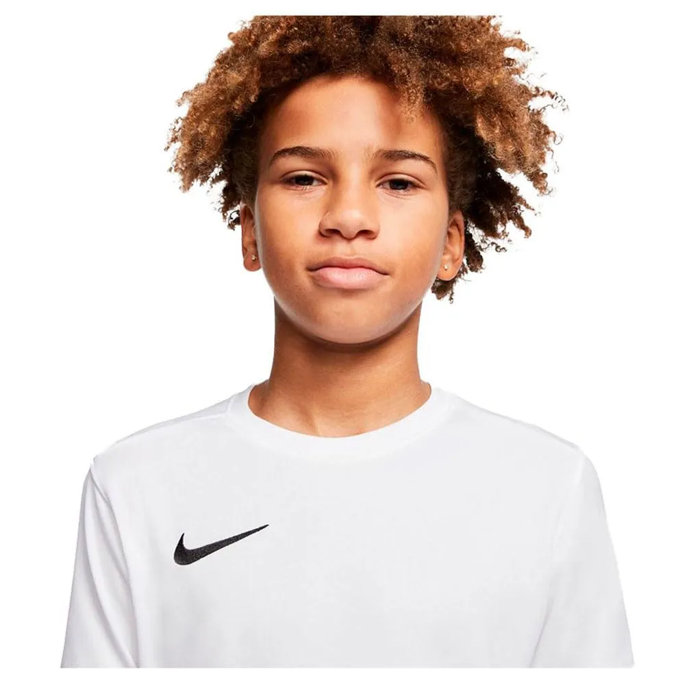 Nike Dry Park VII JSY SS T-Shirt Kids White/Black L - immagine 3