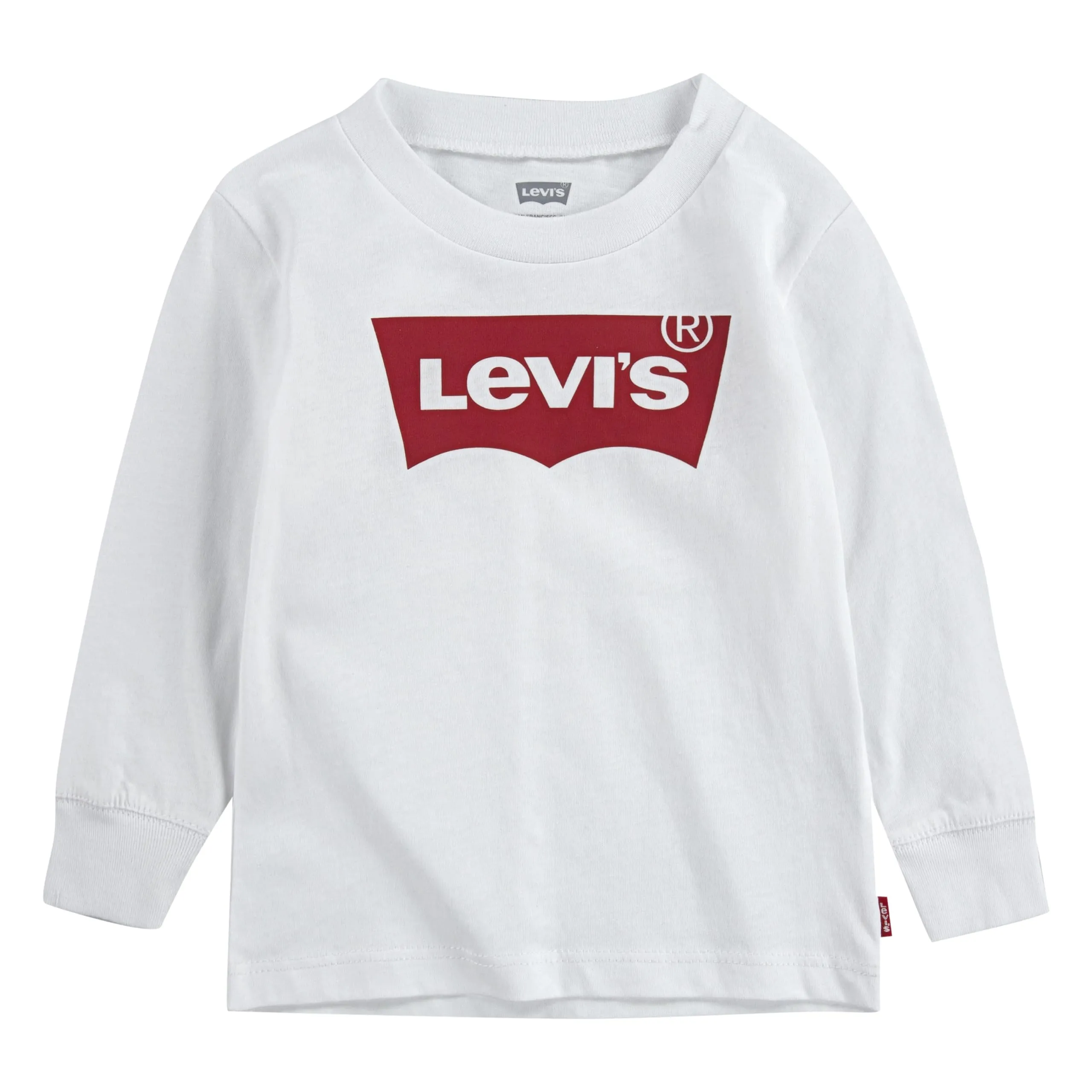 Levi's LVB Long Sleeve Batwing Tee 6E8646, White, 18 Months - immagine 1