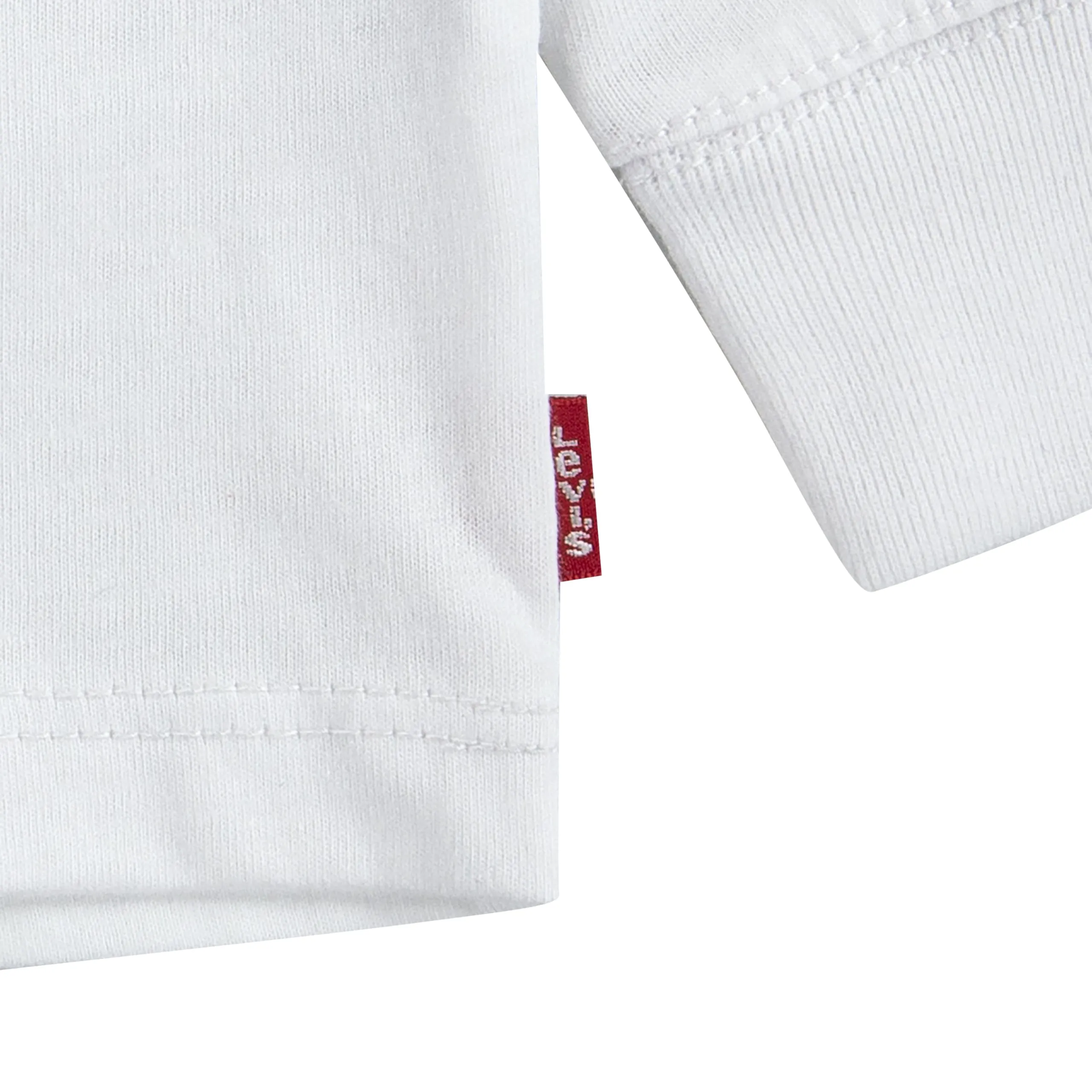 Levi's Lvb L/S Batwing Tee 6E8646, Bianco, 6 Mesi - immagine 2