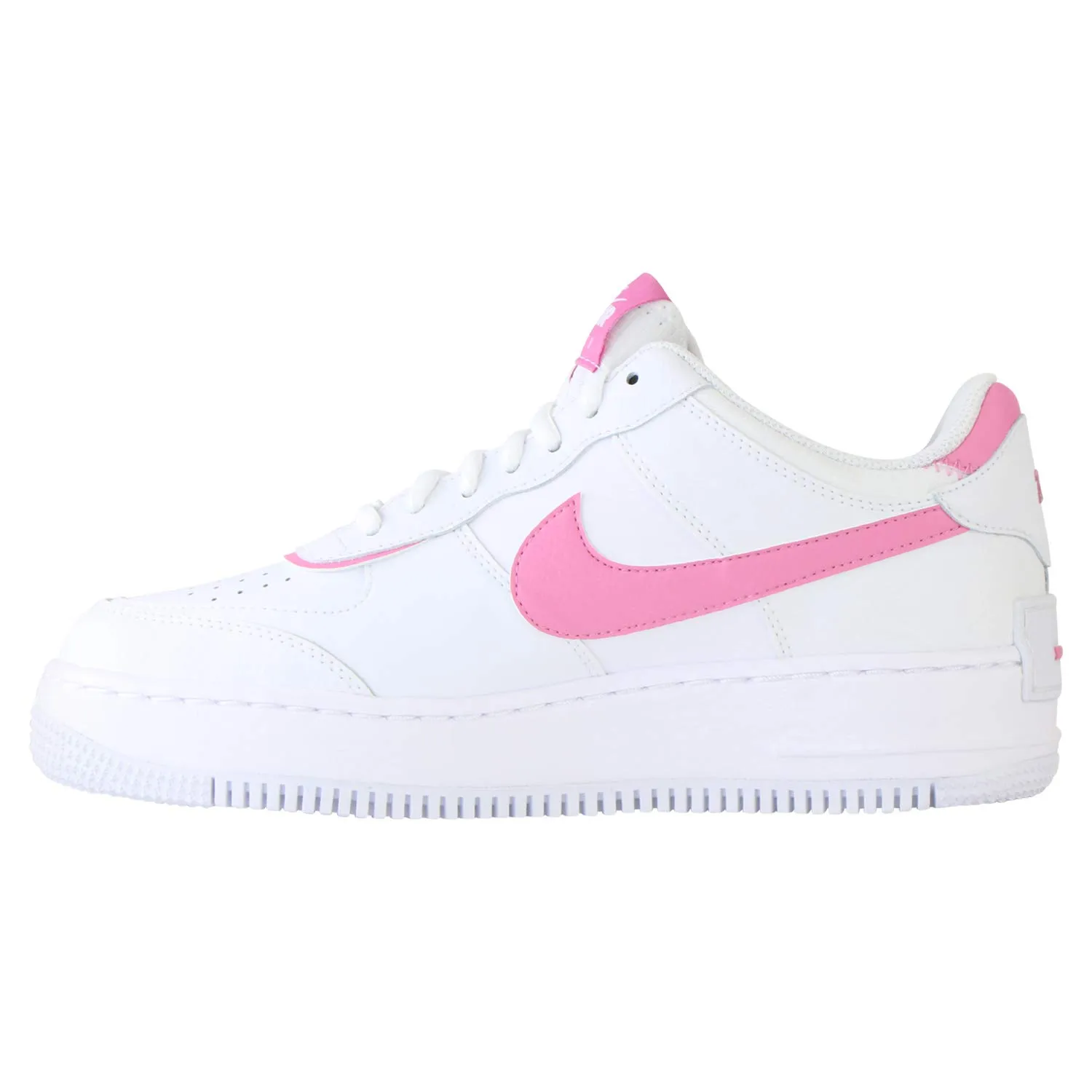 Nike Air Force 1 Shadow Women's Shoes - White White Magic Flamingo CI0919-102 - immagine 2