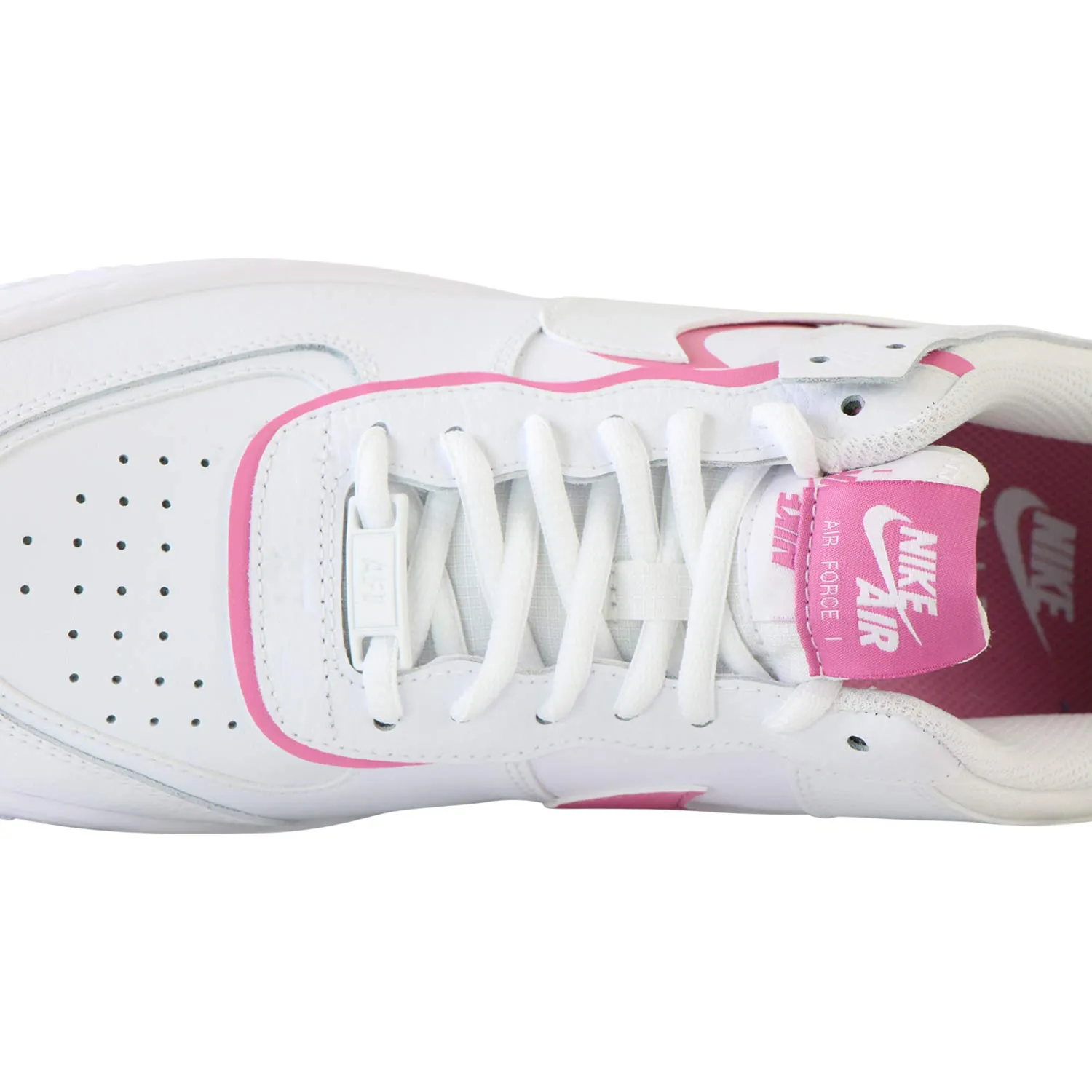 Nike Air Force 1 Shadow Women's Shoes - White White Magic Flamingo CI0919-102 - immagine 7