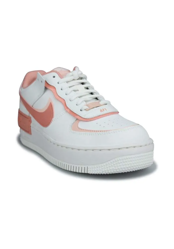 Nike Air Force 1 Shadow Women's Basketball Shoes - Summit White Pink Quartz Washed Coral, 36.5 EU - immagine 3