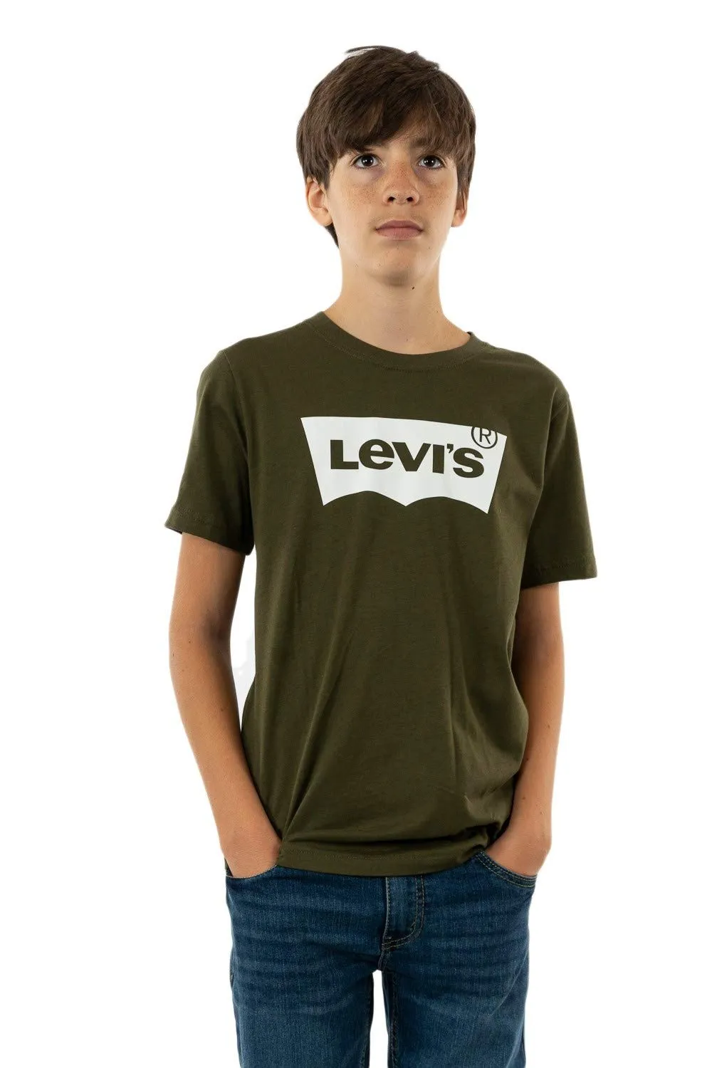 Levi's Kids Batwing Tee T-shirt - Olive Night - 3 anni - immagine 1