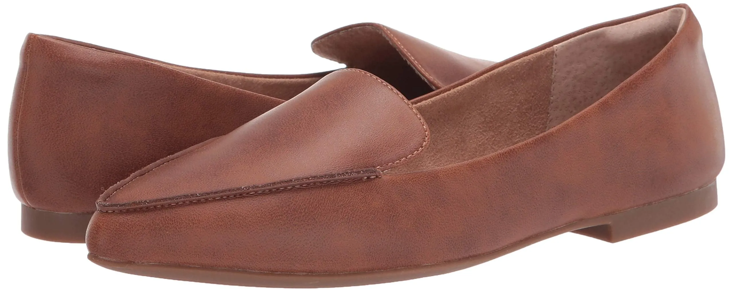 Amazon Essentials Mocassini Bassi da Donna, Castagna Finta Pelle, 38 EU Larga - immagine 7