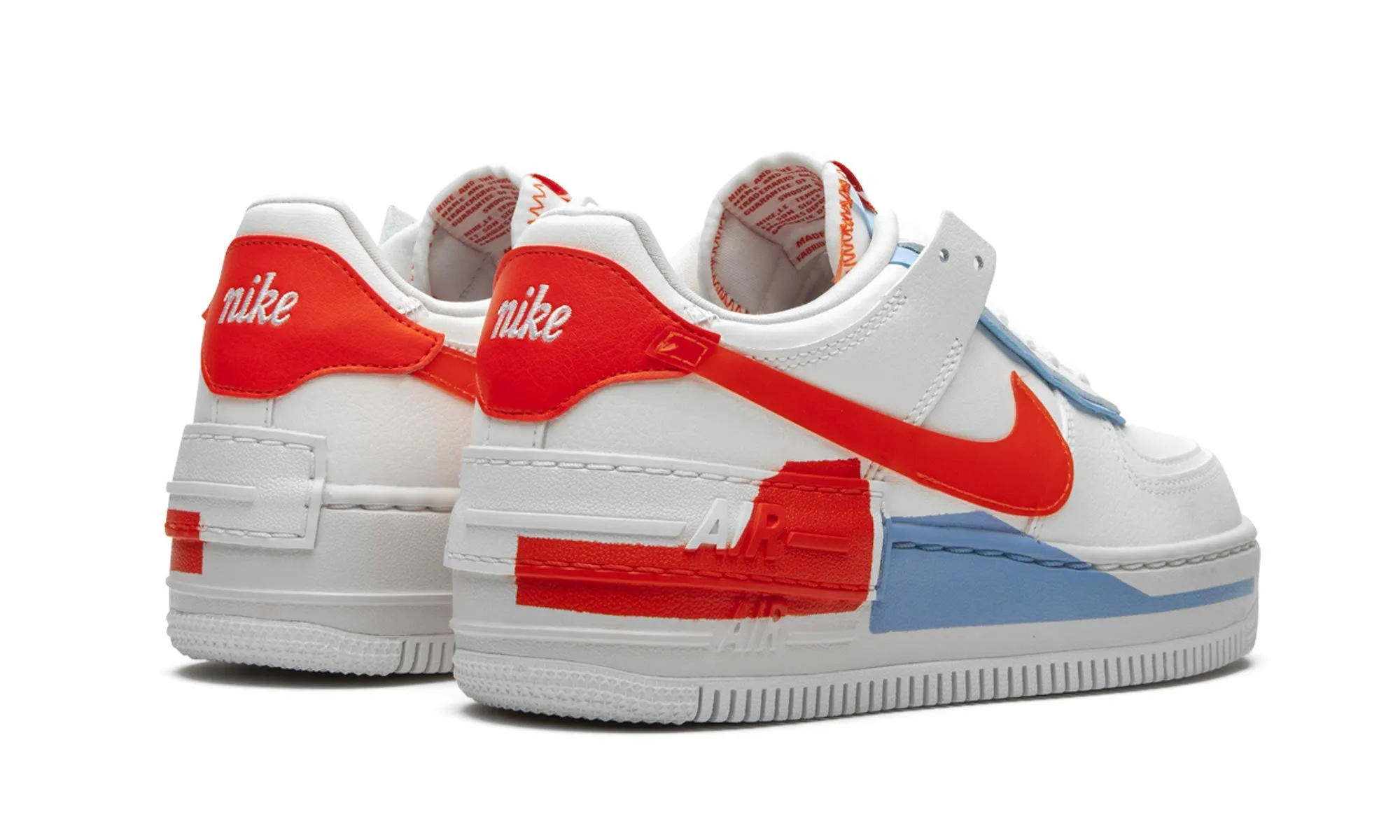 Nike AF1 Shadow Summit White Team Orange Psychic Blue Summit White, 38 EU - immagine 3