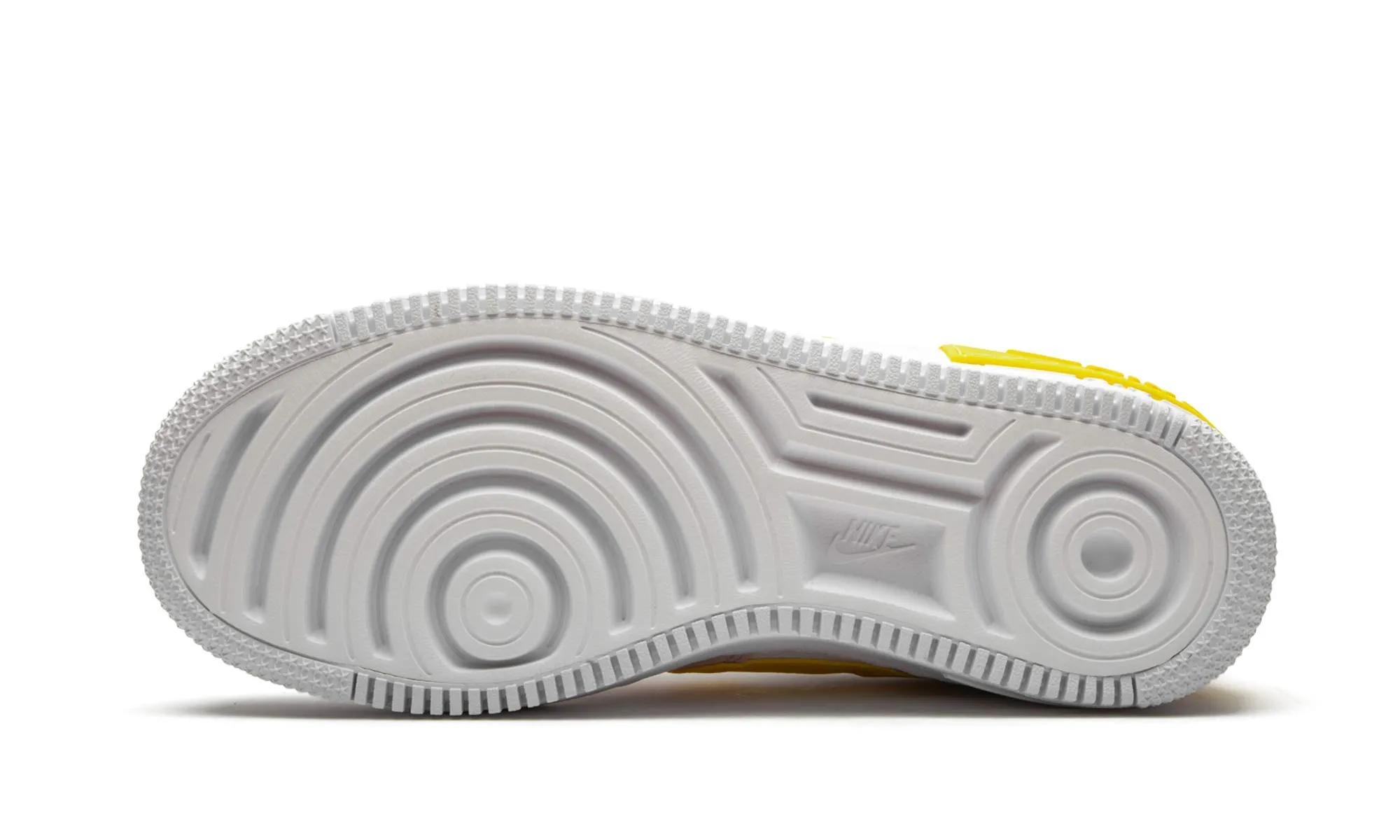 Nike Air Force 1 Shadow Sneaker Donna - Blanco/Speed Yellow-Barely Rose - 36.5 EU - immagine 5