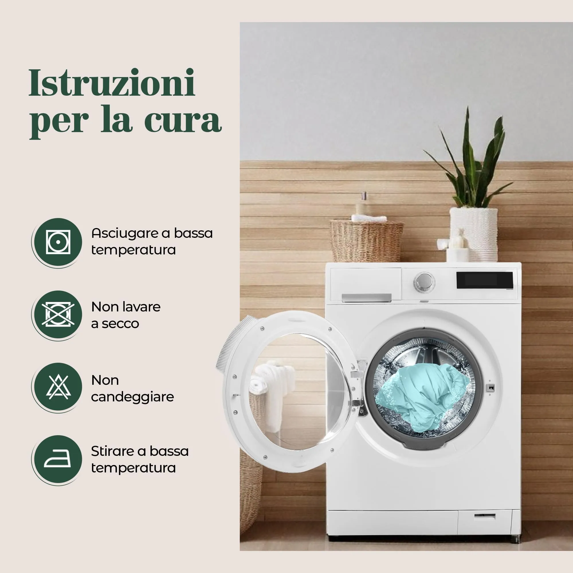 Utopia Bedding Set di 4 Copricuscino, 50 x 75 cm, Blu Spa - immagine 7