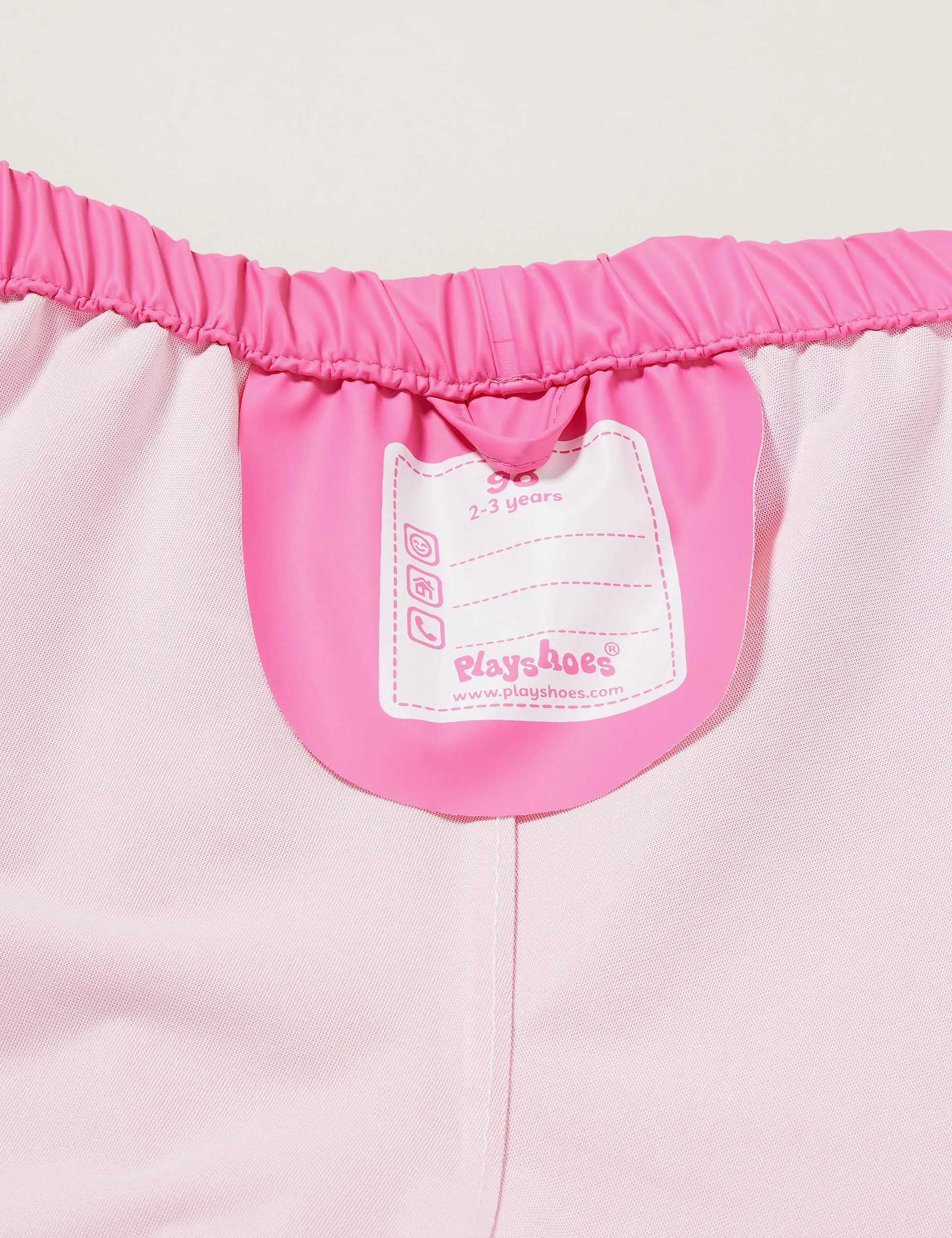 Playshoes Pantaloni Fango Salopette Antipioggia Unisex Bambini e Ragazzi, Rosa, 128 - immagine 10