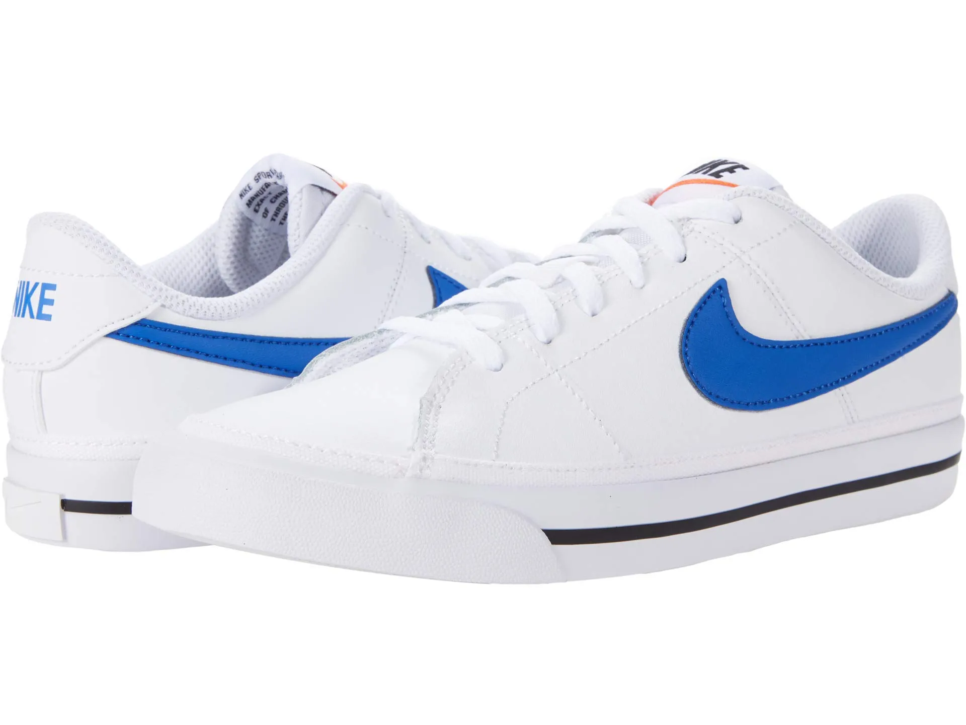 Nike Court Legacy Sneaker Bambini E Ragazzi - White Game Royal Black - 40 EU - immagine 2