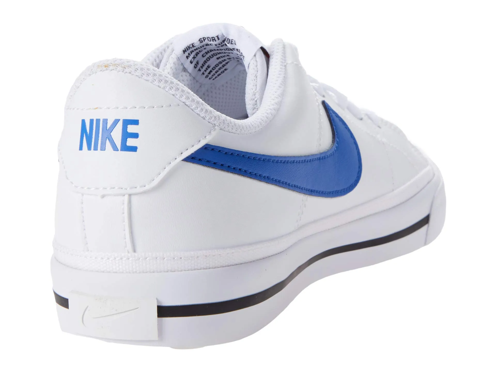 Nike Court Legacy Sneaker Bambini E Ragazzi - White Game Royal Black - 40 EU - immagine 6