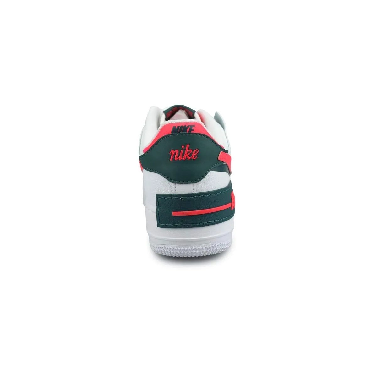 Nike Air Force 1 Shadow - Bianco, Verde Acqua, Rosso Solare, 38.5 EU - immagine 5