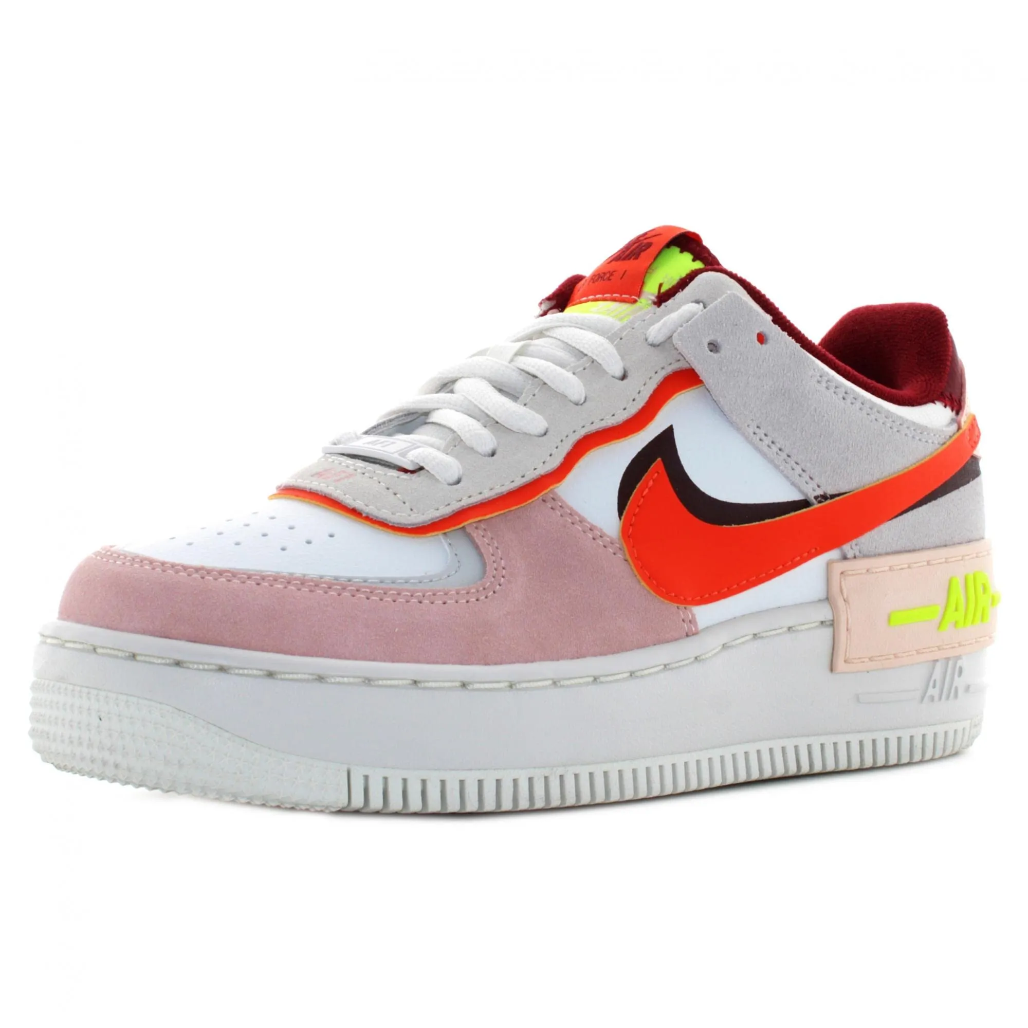 Nike W Air Force 1 Sage Low LX CU8591-600 Team Red Orange Orange Pearl Volt Summit White Photon Dust - immagine 1