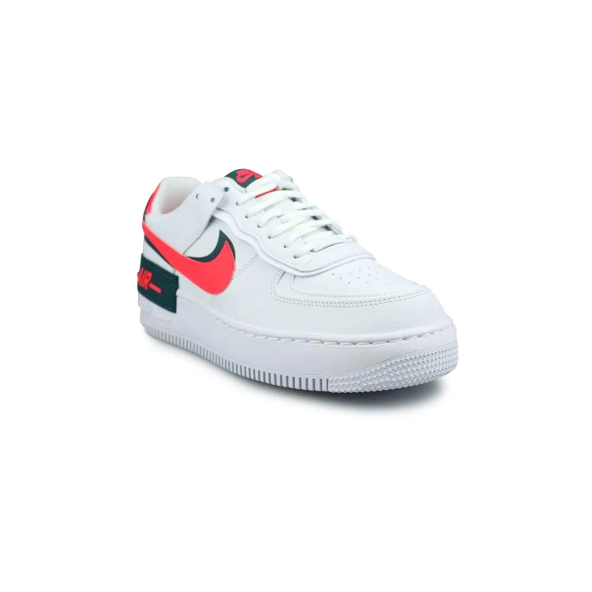 Nike Revolution 6 Scarpe da Corsa per Bambini, Bianco Dk Teal Verde Solare Rosso, 13 US - immagine 3