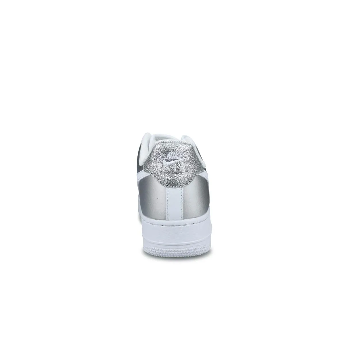 Nike Women's Air Force 1 '07 Basketball Shoes, White/Metallic Silver, 37.5 EU - immagine 5
