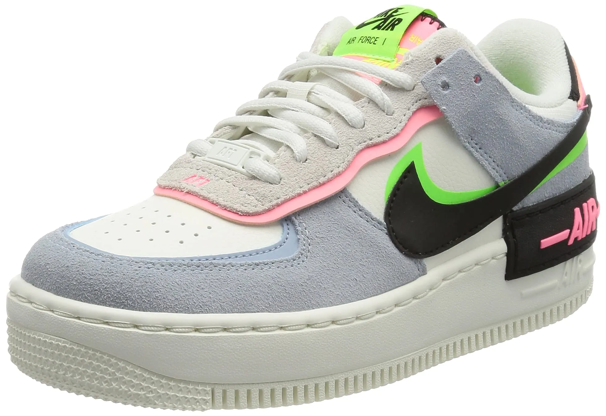 Nike Tiempo Legacy SG-PRO ID Graphic - Scarpe da Calcio da Uomo, Sail Black Sunset Pulse Lt Armory Blue Electric Green Sail, 40 EU - immagine 1