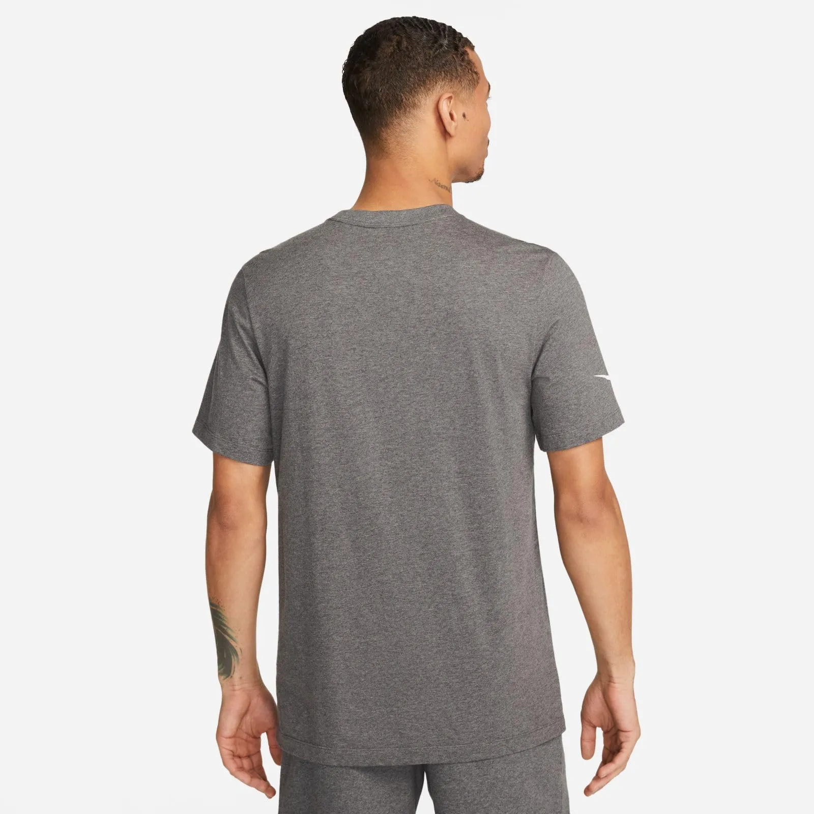 Nike Men's NK Park20 SS Tee, Charcoal Heather/White, CZ0881-071, 3XL - immagine 8