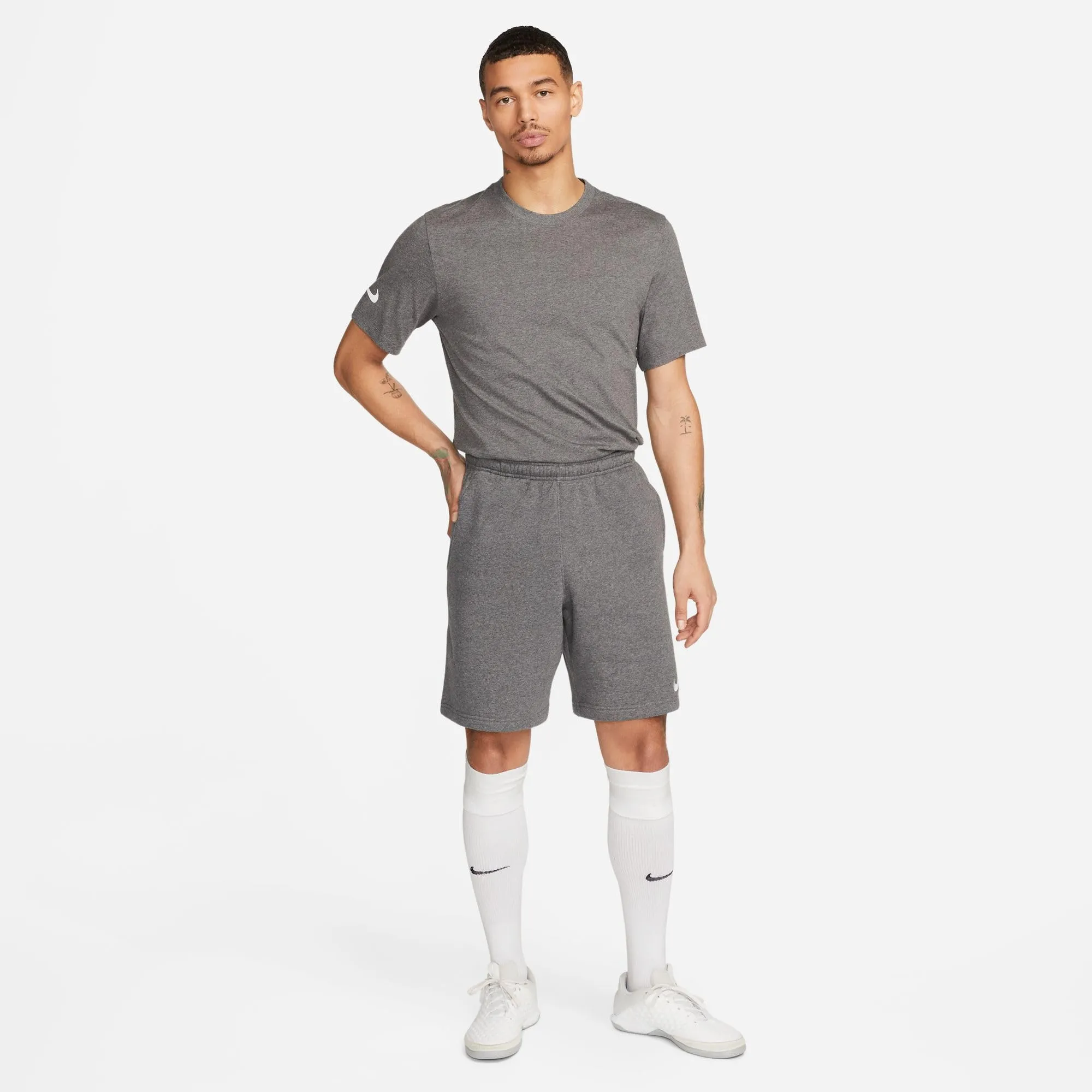 Nike Men's NK Park20 SS Tee, Charcoal Heather/White, CZ0881-071, 3XL - immagine 9