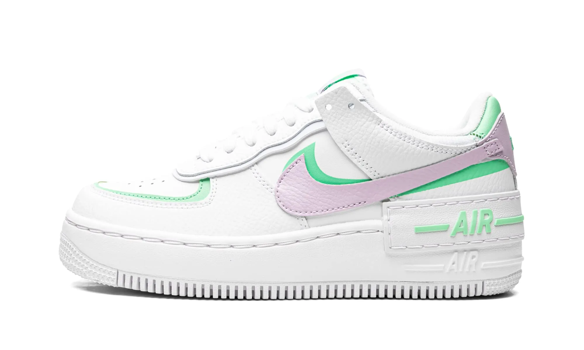 Nike Air Force 1 Shadow CU8591-103 Bianco Viola Calcio - immagine 1