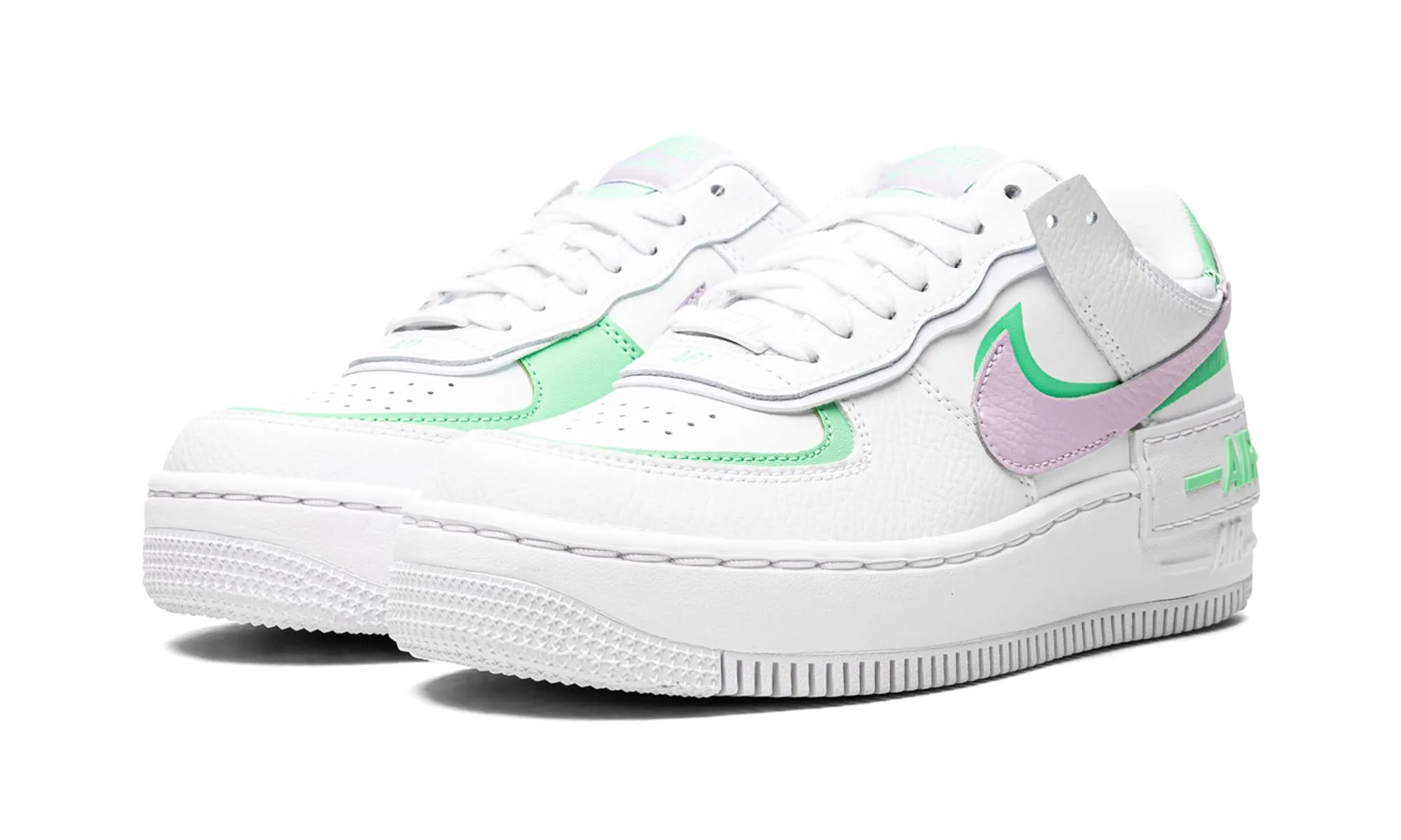 Nike Air Force 1 Shadow CU8591-103 Bianco Viola Calcio - immagine 2