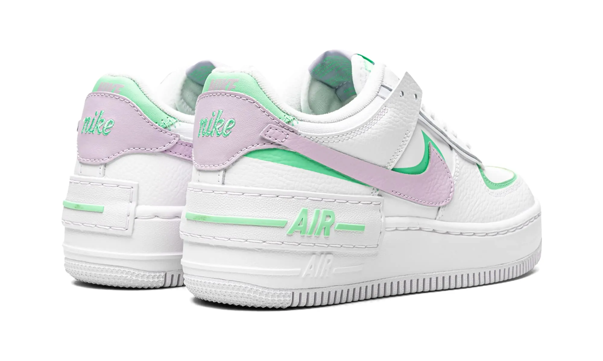 Nike Air Force 1 Shadow CU8591-103 Bianco Viola Calcio - immagine 3