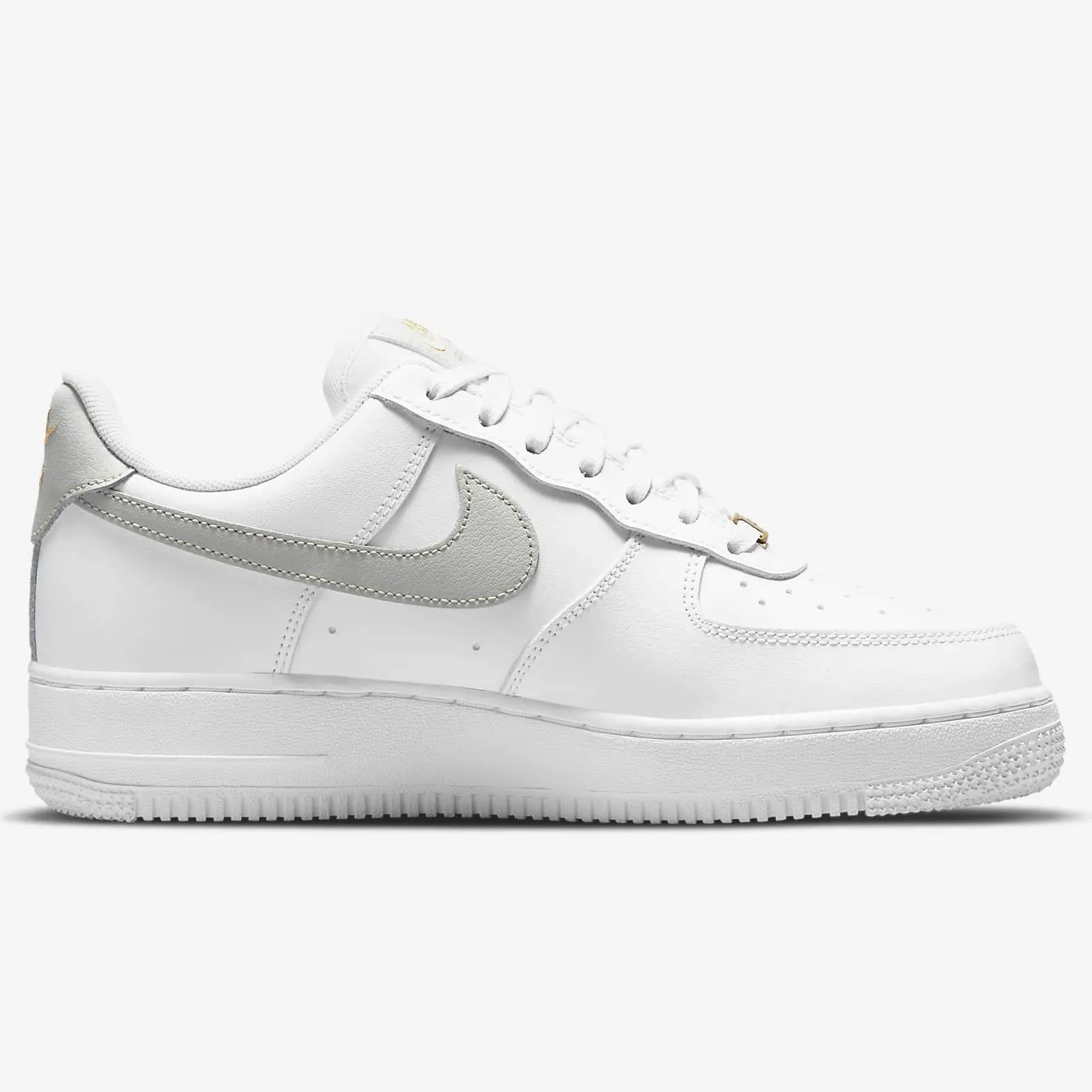 Nike Air Force 1 '07 Essenziale - Bianco/Argento Chiaro/Bianco Chiaro, 42.5 EU - immagine 3