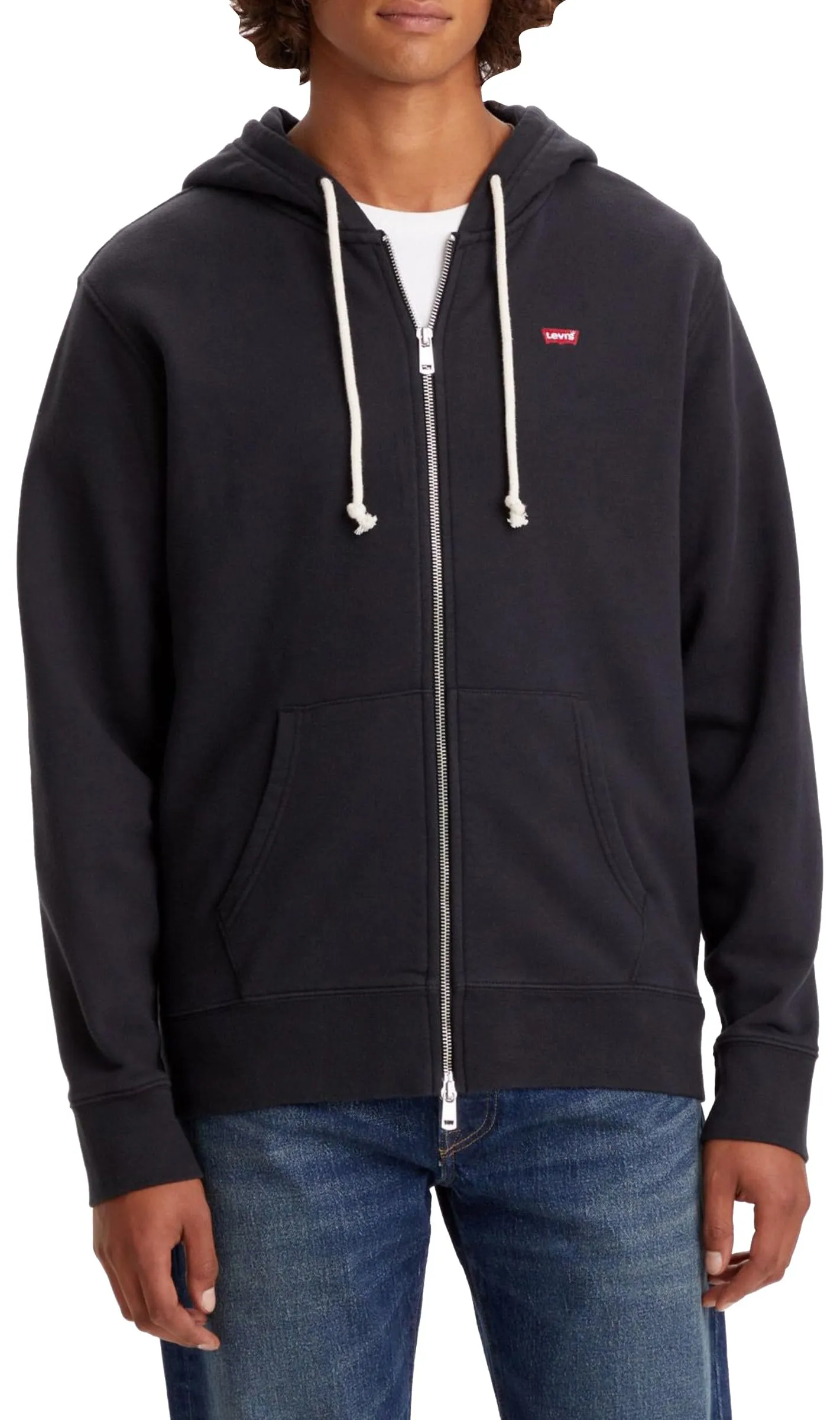 Levi's Zip Up Hoodie, Caviar, XXL - immagine 1