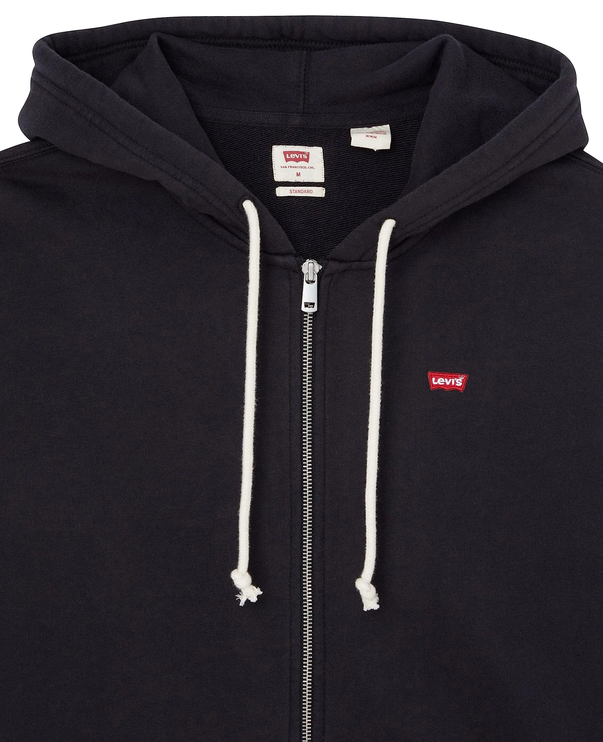 Levi's Full Zip Sweatshirt - Caviar - M - immagine 6