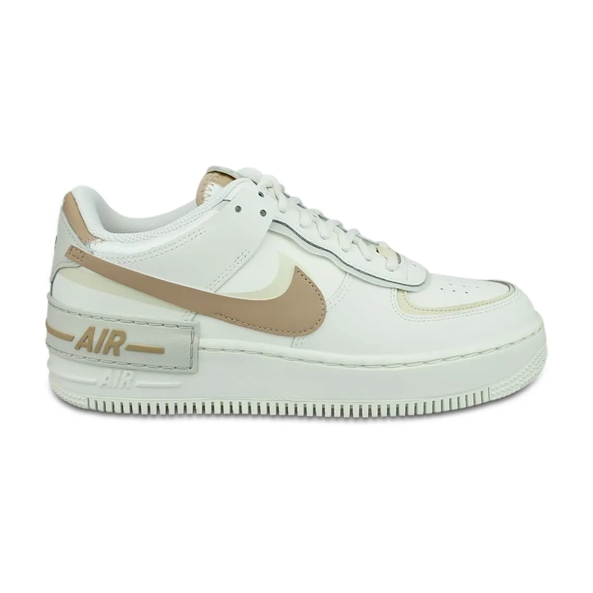 Nike Air Force 1 Shadow Women's Sneakers Beige CI0919 116 36 EU - immagine 1