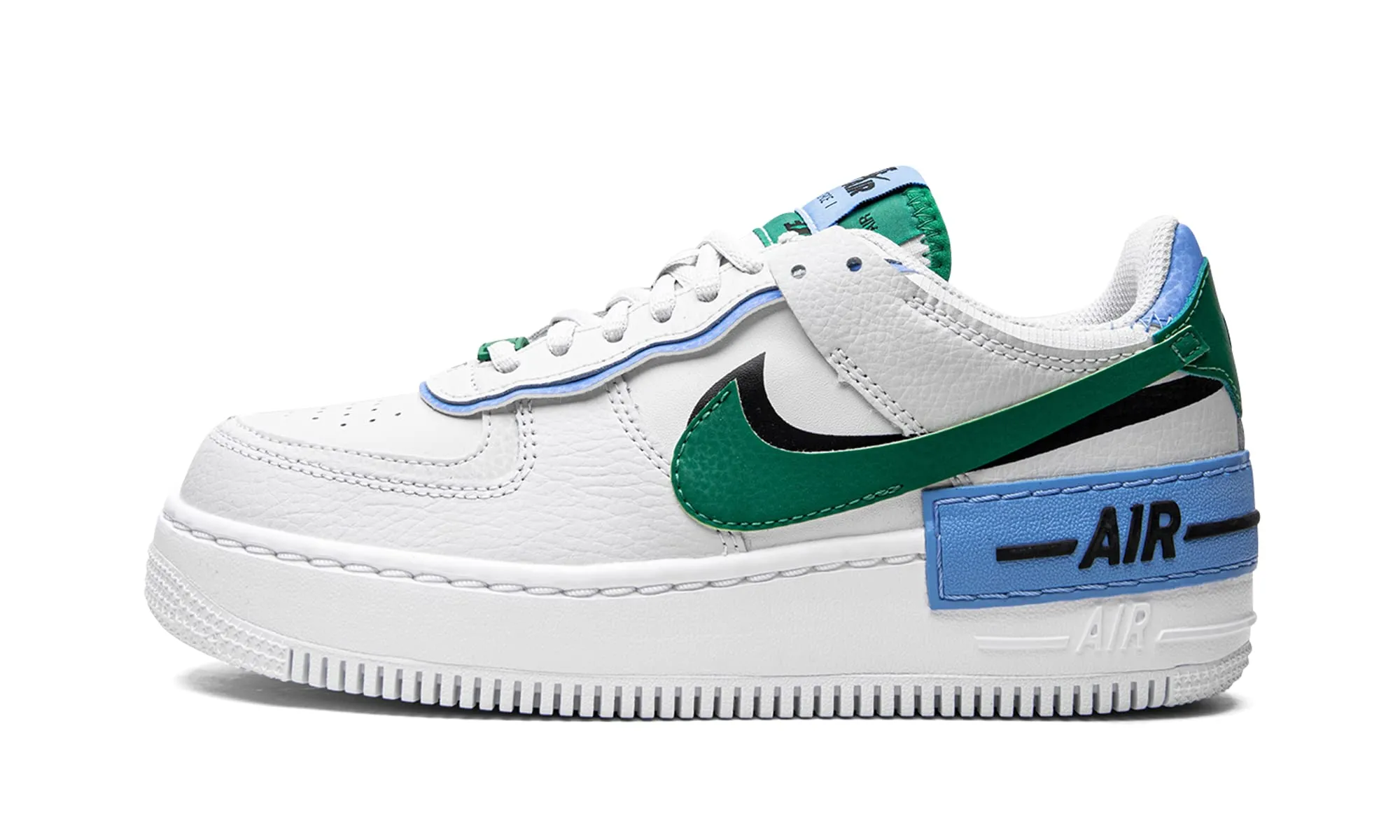 Nike Air Force 1 Shadow Donna - Malachite Nero Polvere di Fotone - 37.5 EU - immagine 1