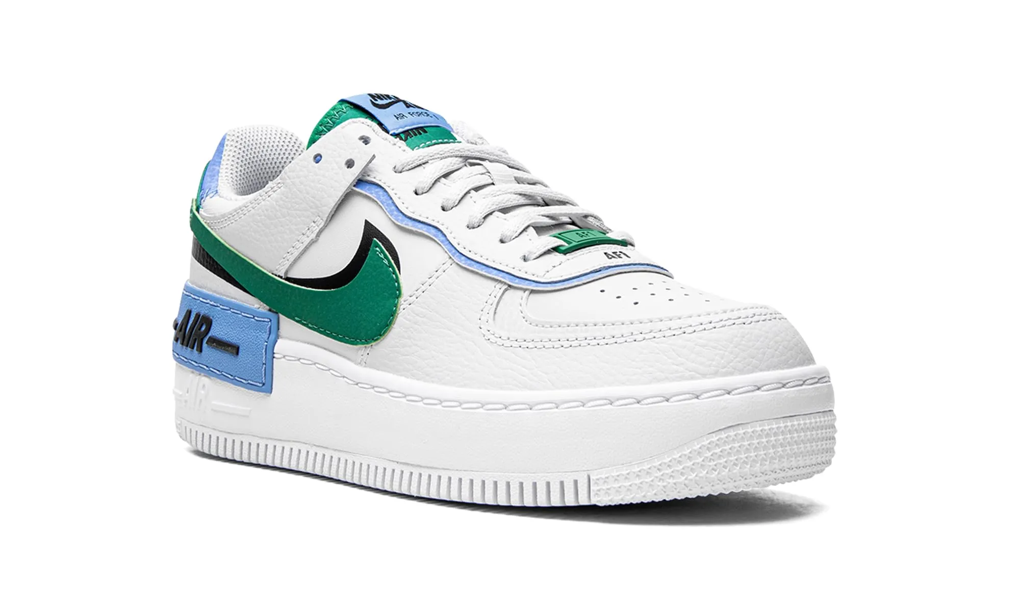 Nike Air Force 1 Shadow Donna - Malachite Nero Polvere di Fotone - 37.5 EU - immagine 7