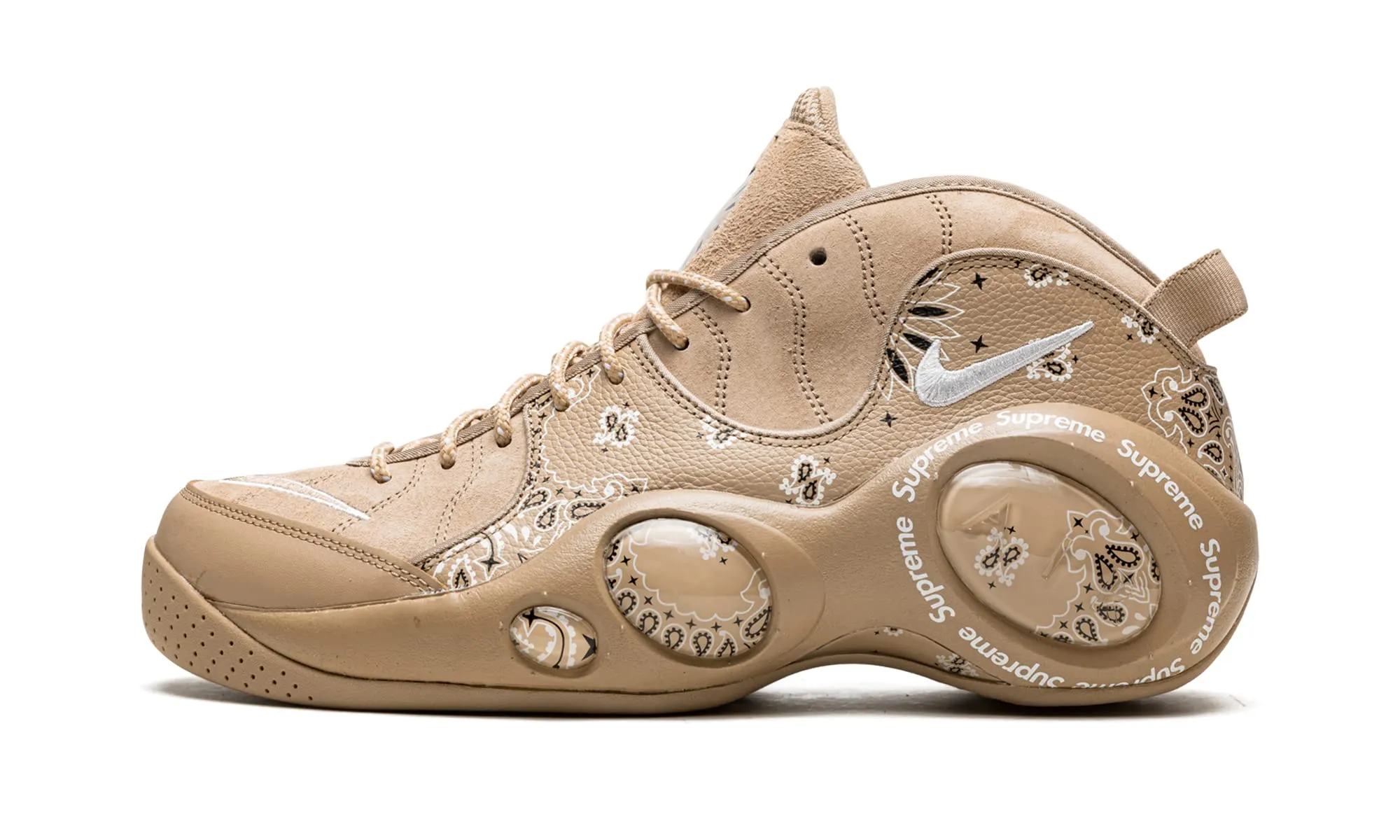 Nike Air Zoom Flight 95 OG Basketball Shoes Men's, Brown, 12 - immagine 1