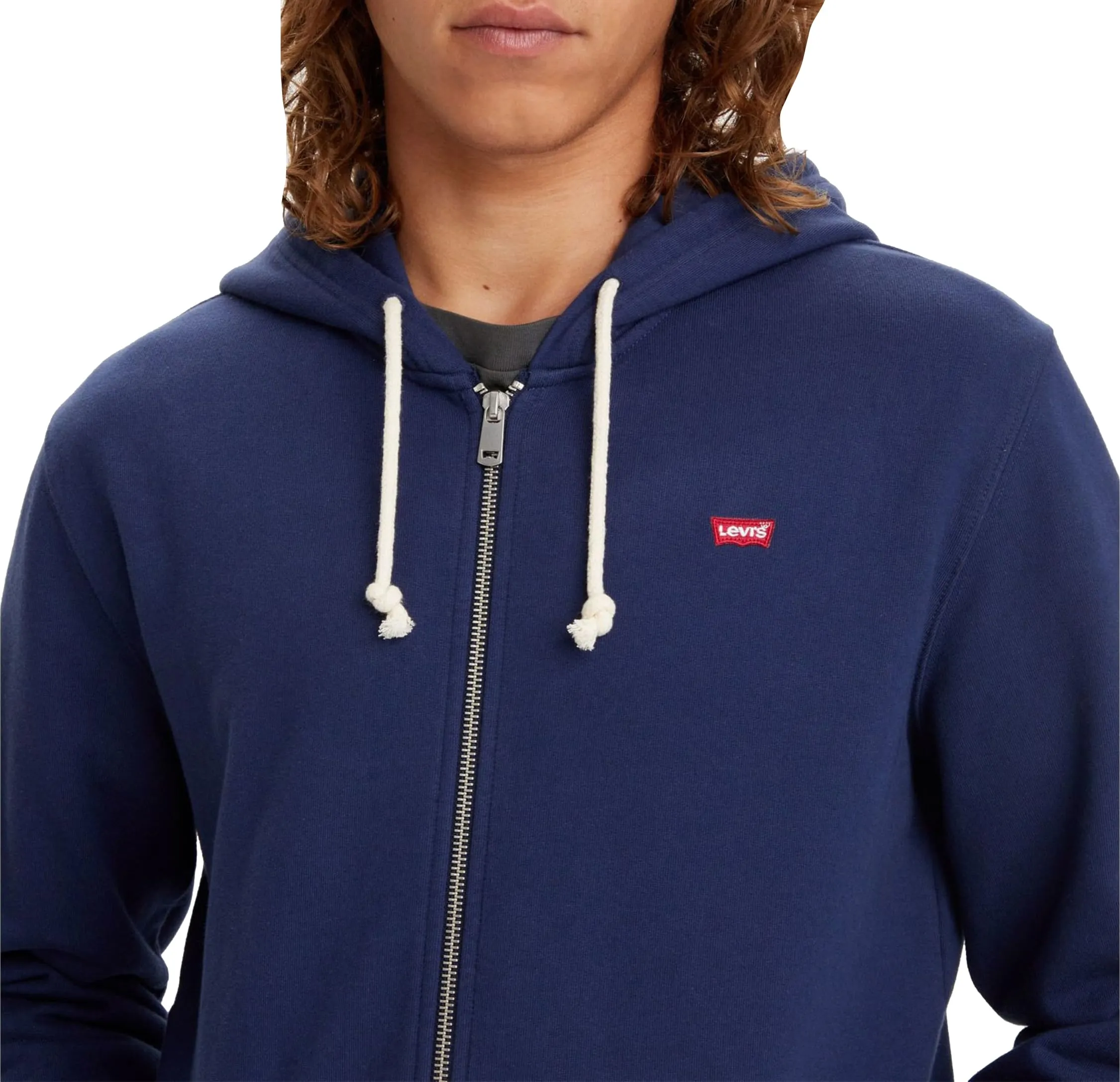 Levi's Zip Up Felpa Uomo, Naval Academy, XS - immagine 6