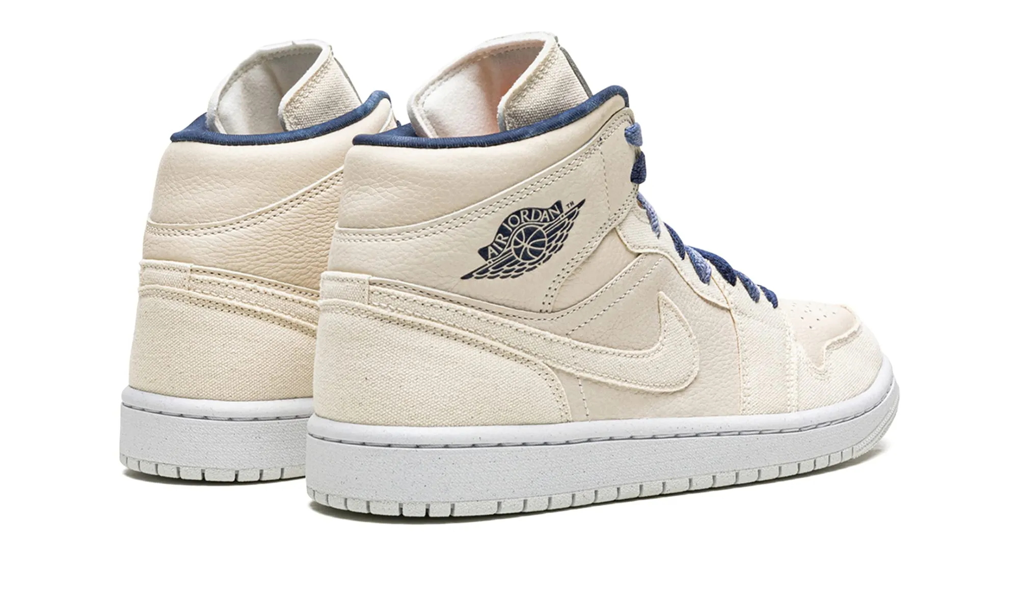 Nike Air Jordan 1 Mid Sanddrift Sail Midnight Navy - immagine 2