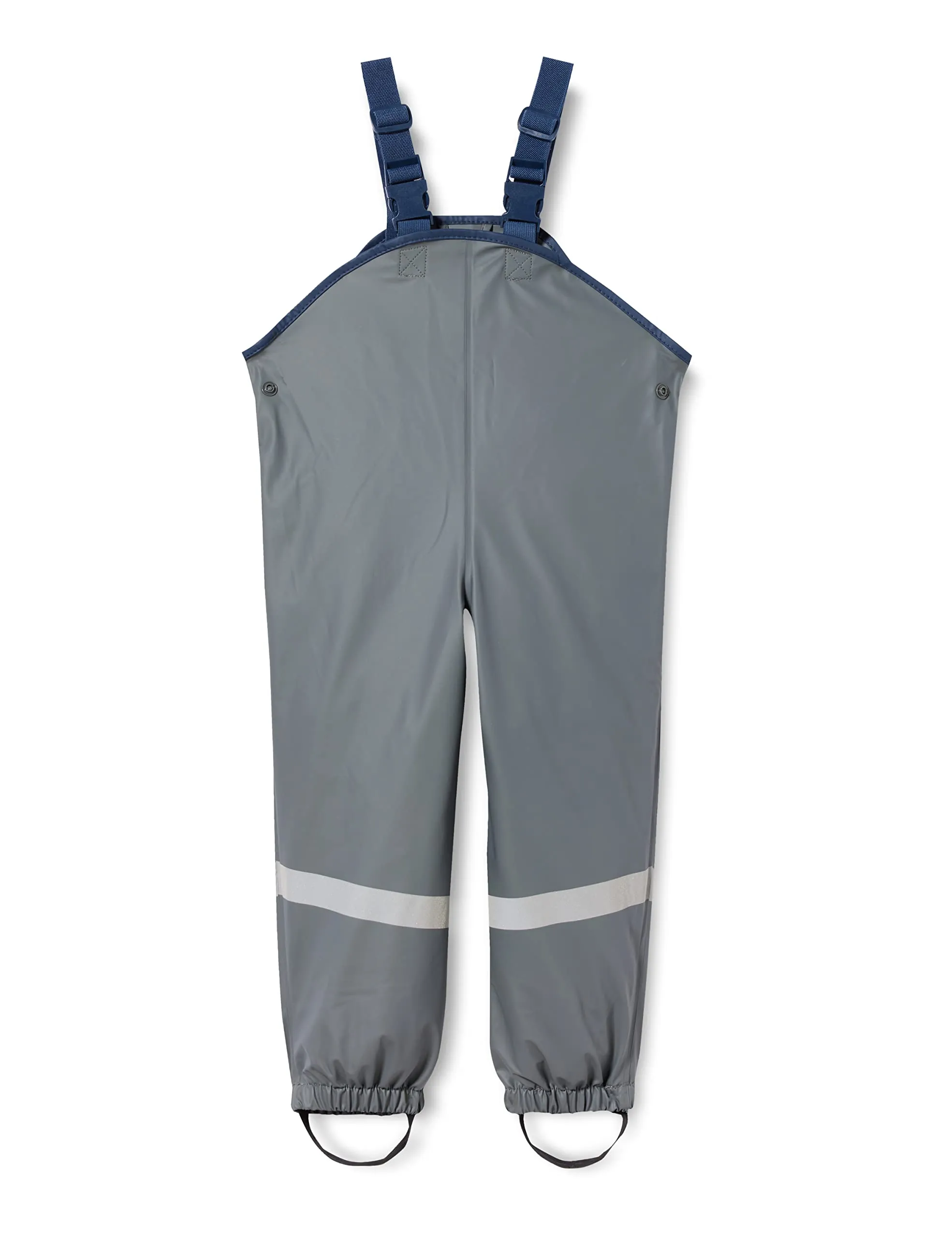 Playshoes Pantaloni Salopette Antipioggia Unisex Bambini e Ragazzi, Grigio Scuro, 86 - immagine 1