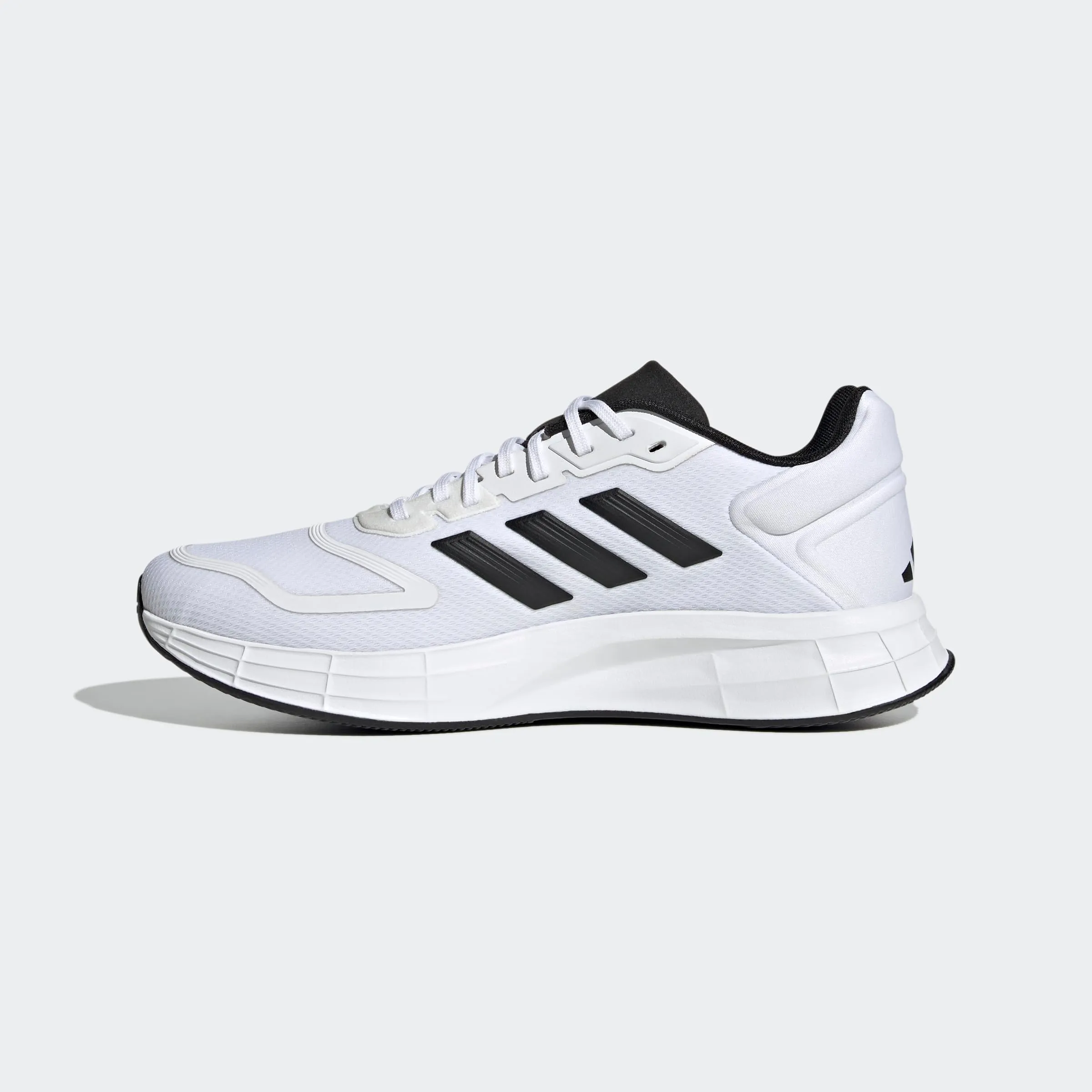 adidas Duramo 10 Shoes, Cloud White / Core Black / Cloud White, 46 EU - immagine 2
