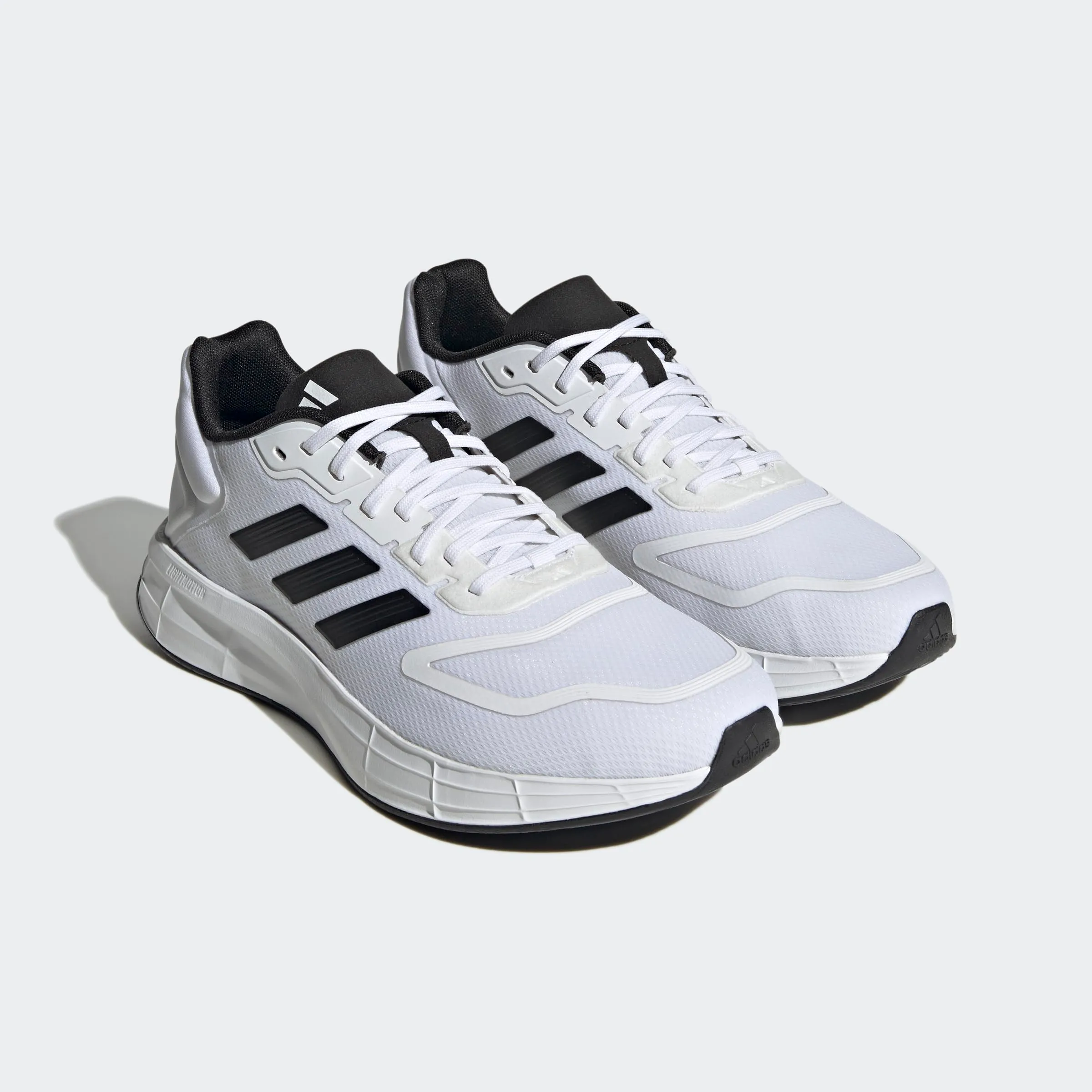 adidas Duramo 10 Shoes, Cloud White / Core Black / Cloud White, 46 EU - immagine 5