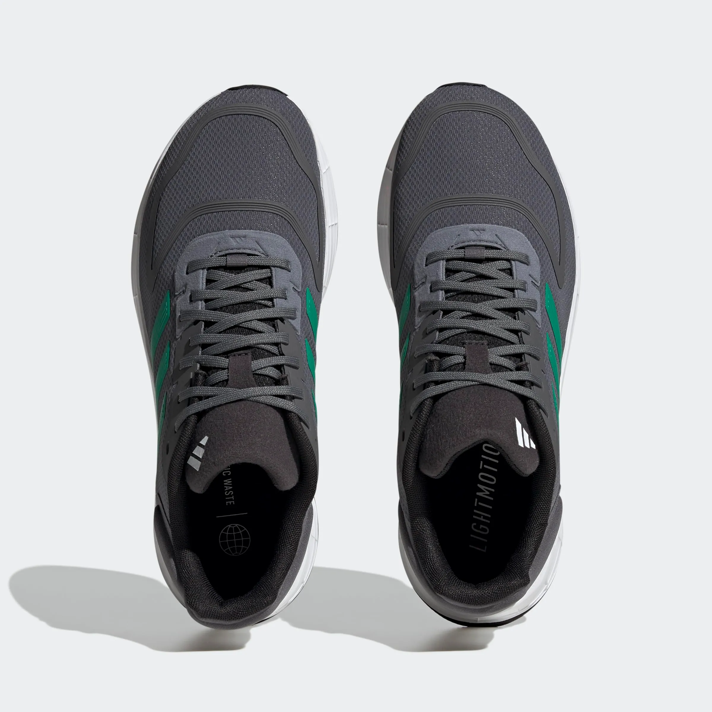adidas Duramo 10 Shoes, Grey Five / Court Green / Cloud White, 42 EU - immagine 3