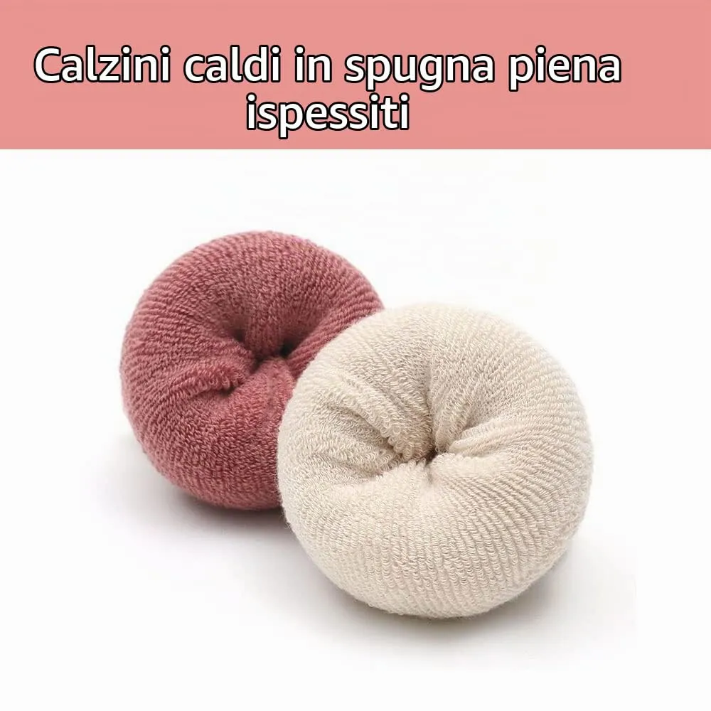 FedMois Calzini Antiscivolo Invernali Termici in Cotone per Bambini, Coniglio, 1-3 anni, 6 Paia - immagine 4