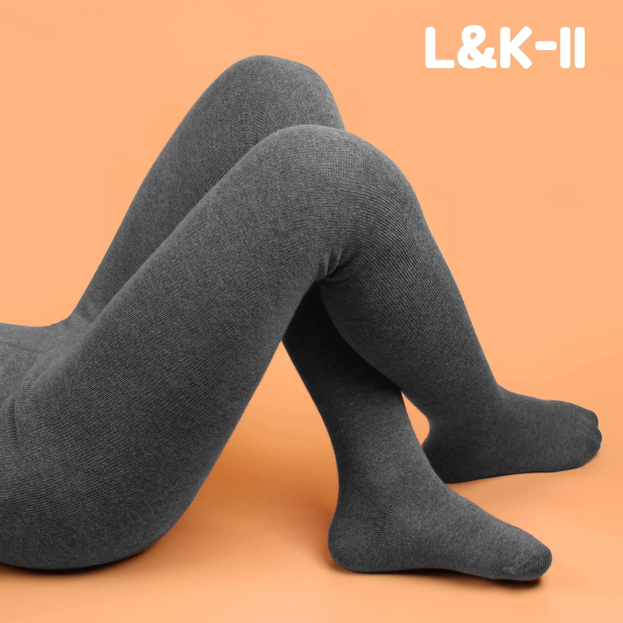 L&K-II Collant per neonati, Grigio scuro, 86-92 - immagine 7